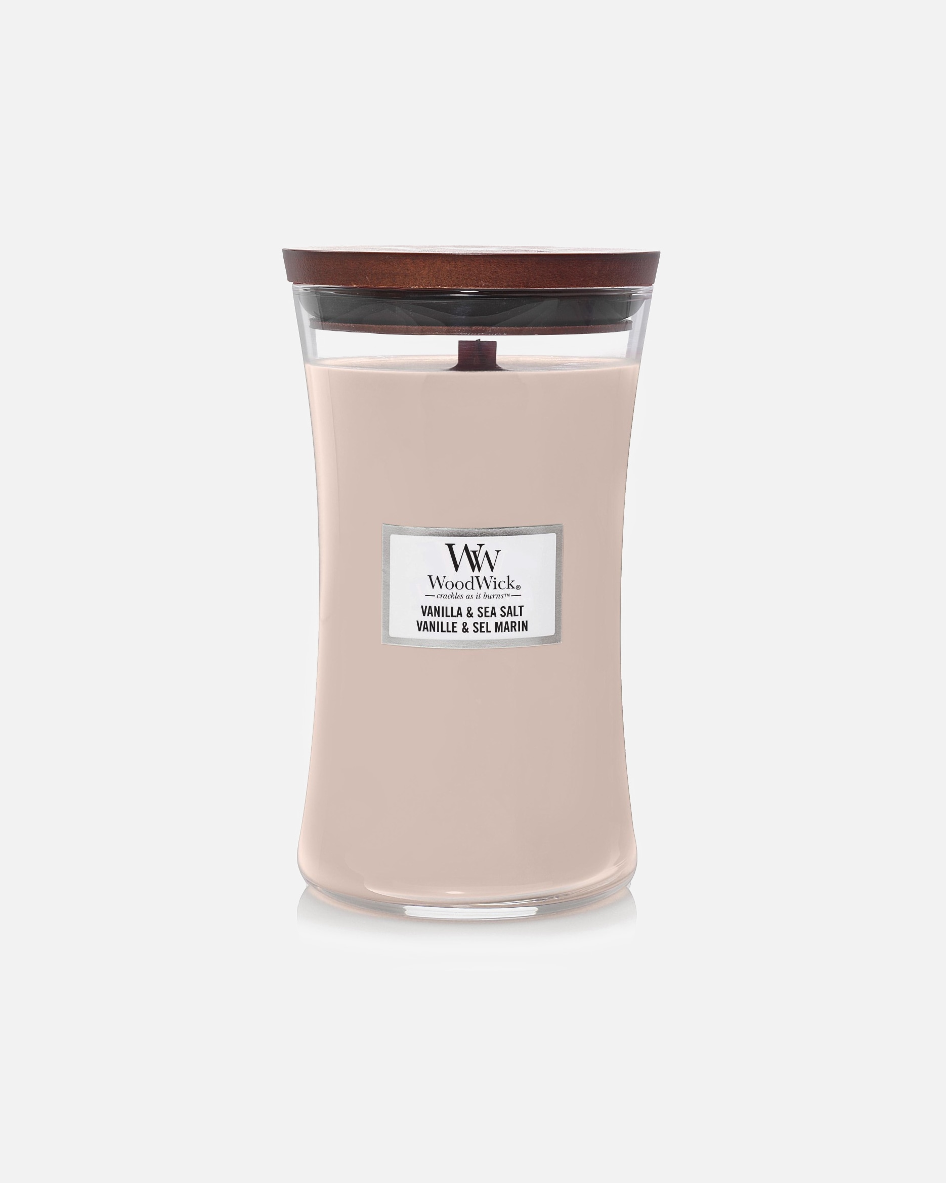 Sviečka pre Unisex WoodWick sviečka loď/Vanilla & Sea Salt 610 g