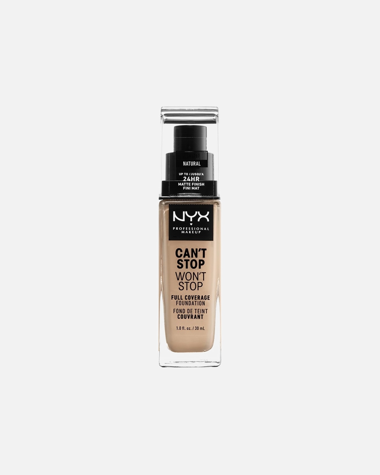 Podklad pre Unisex NYX Professional Makeup Wedding Can't Stop Won't Stop Full Coverage 07 - Natural