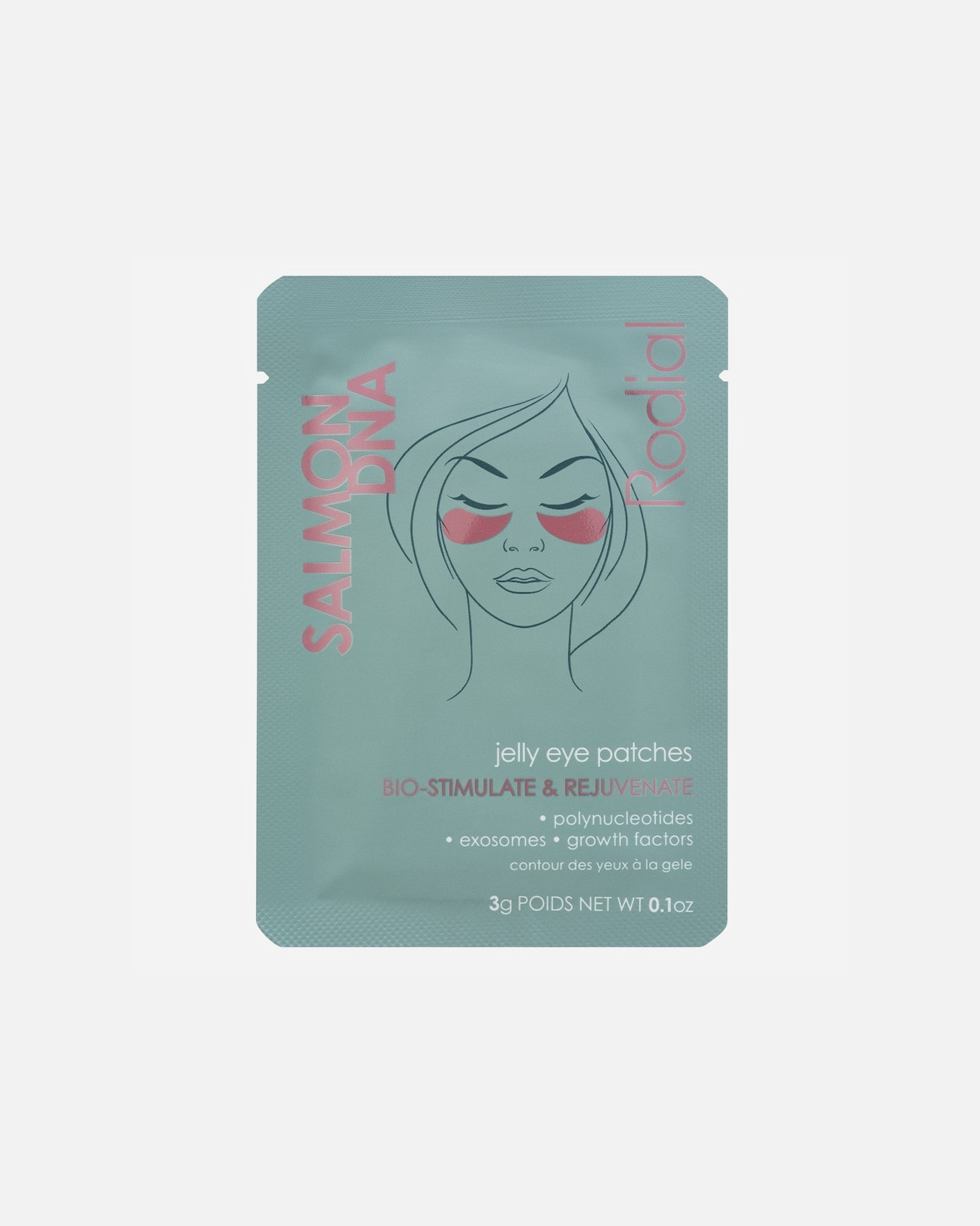 Vankúšiky pod oči pre Unisex Rodial Salmon Jelly Eye Patches X4 1 kus
