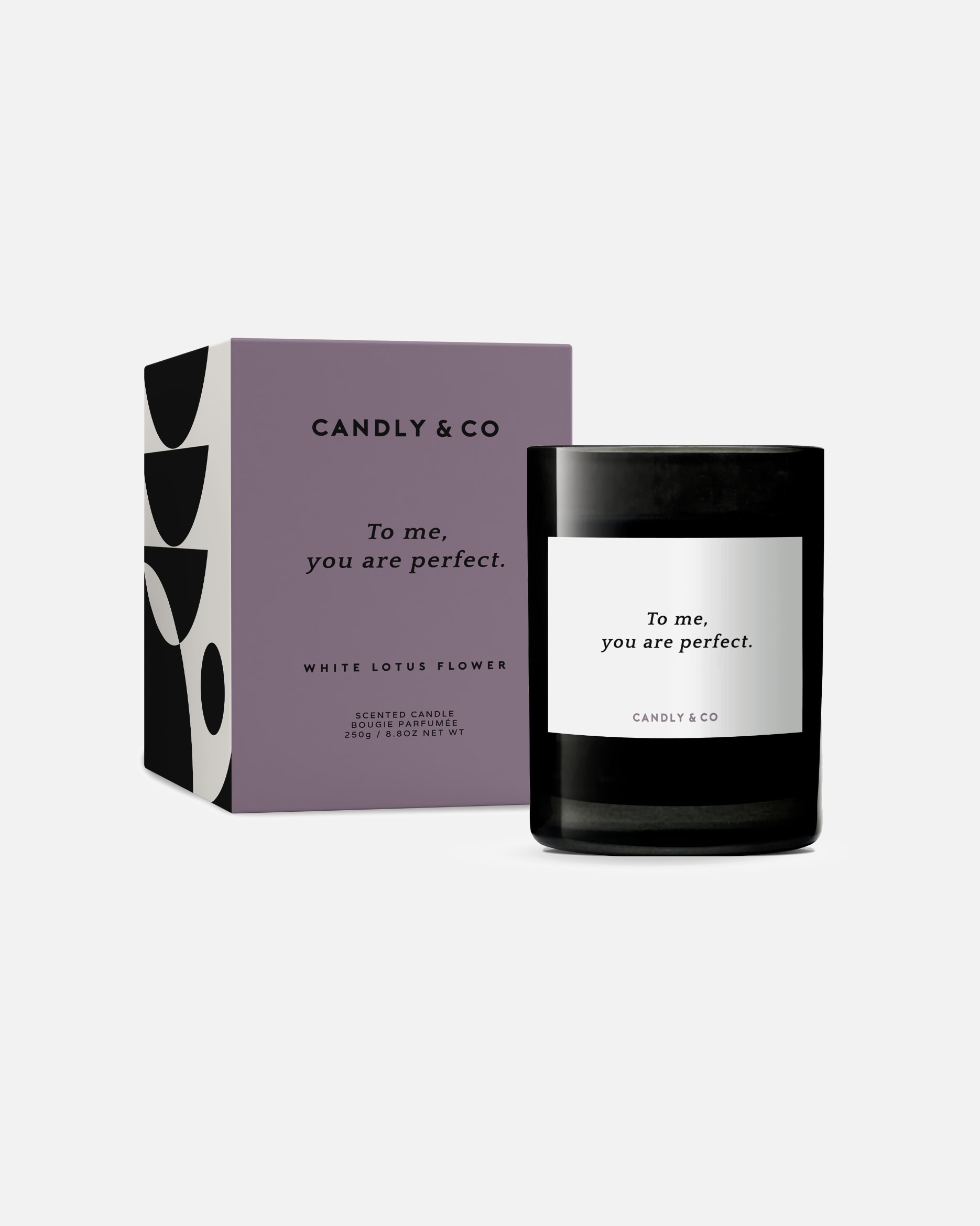 Sviečka pre Unisex Candly&Co Candle No.8 To me, you are perfect 250 g