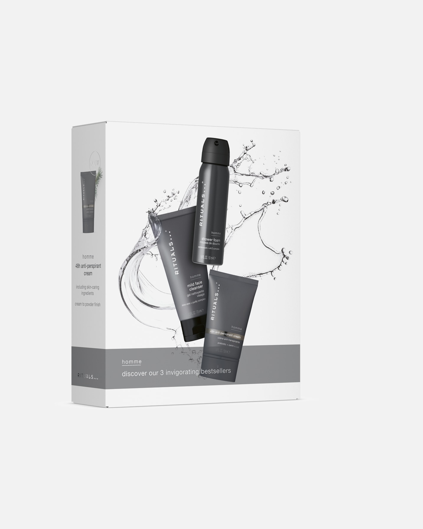 Súprava na starostlivosť o telo pre Pre ženy Rituals Homme Collection Trial Set 1 kus