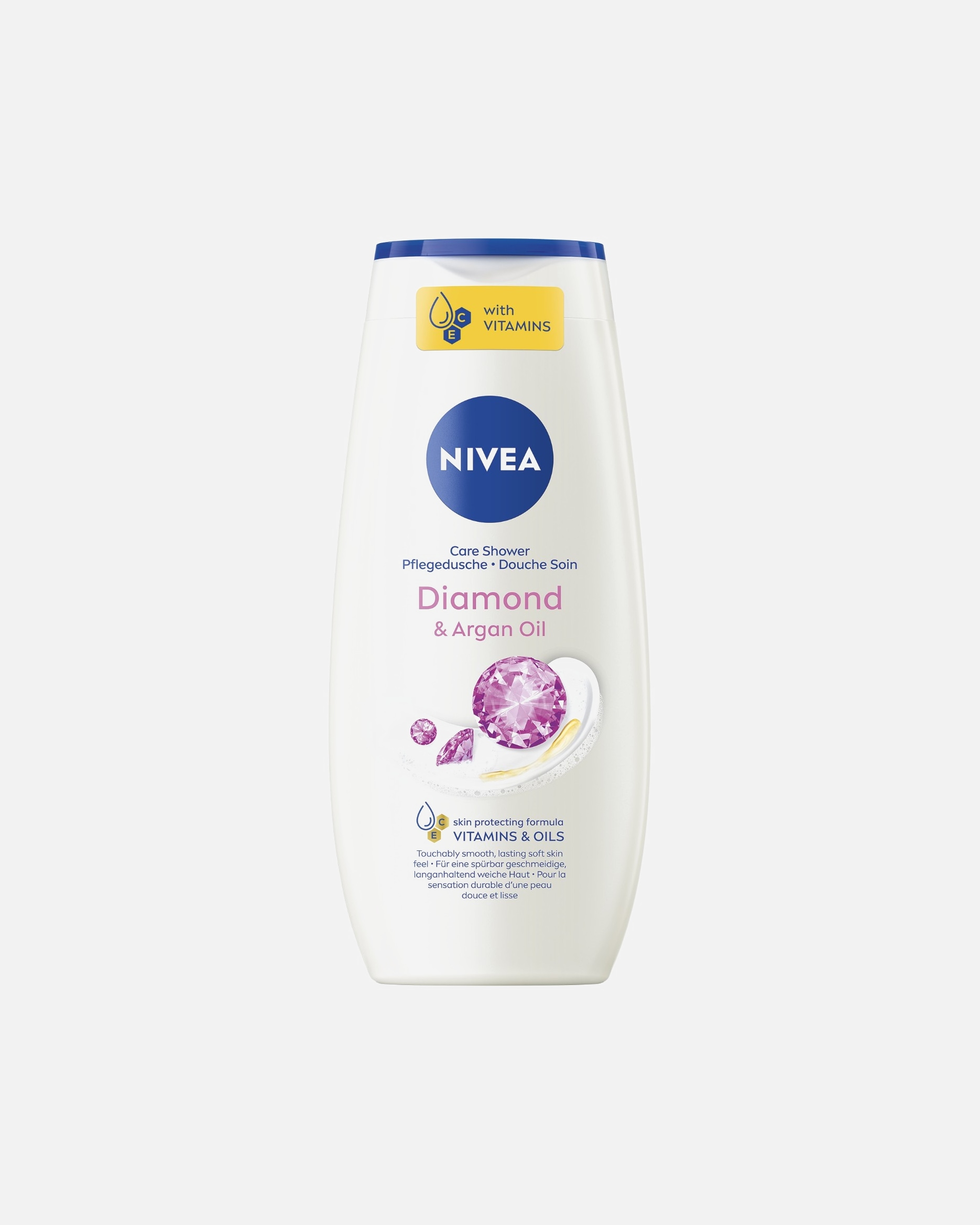 Sprchový gél pre Unisex NIVEA Care & Diamond sprchový gél 250 ml