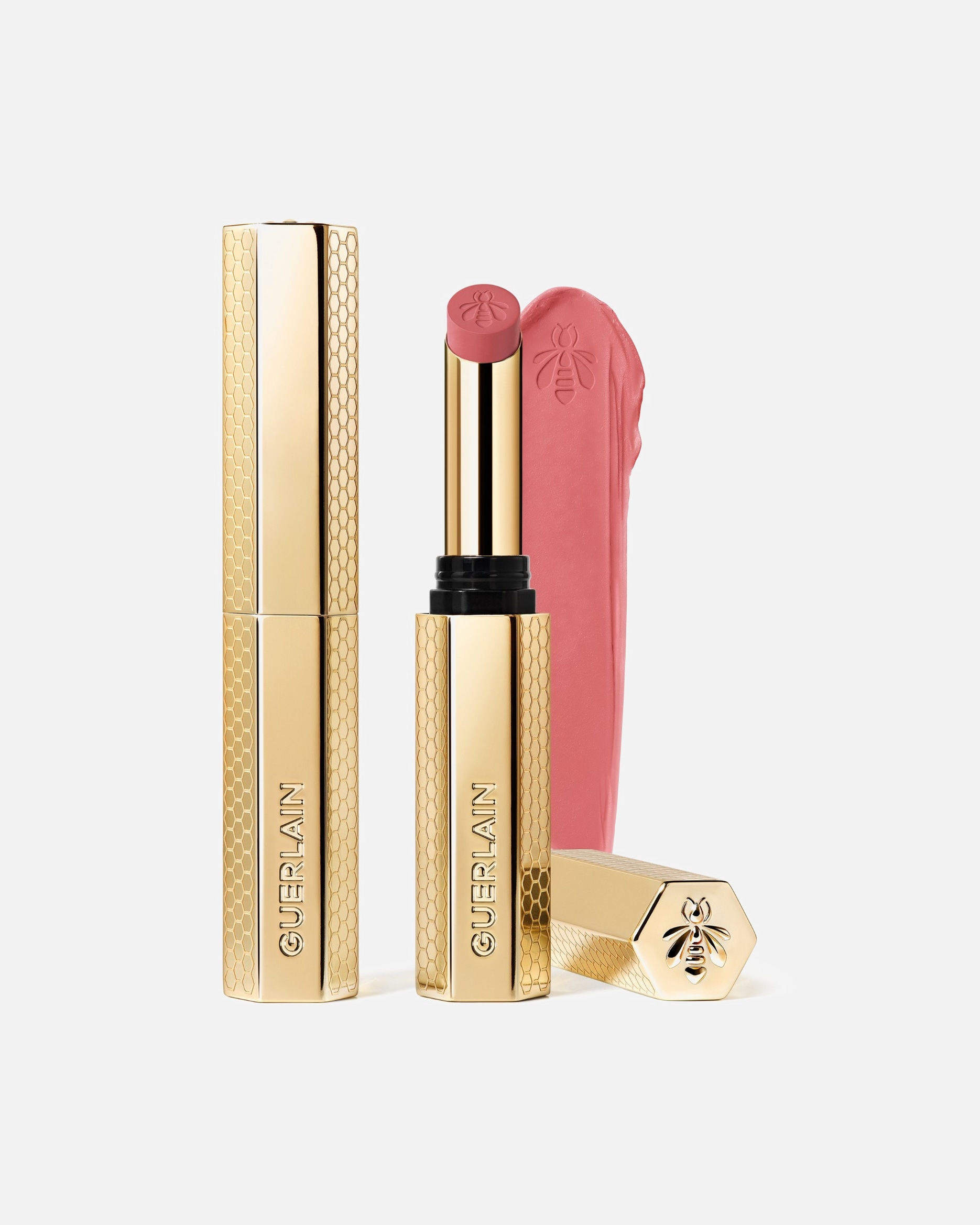 Rúž na pery pre Unisex Guerlain KissKiss Intenzívny rúž obohatený o med 335 LIGHT ROSE