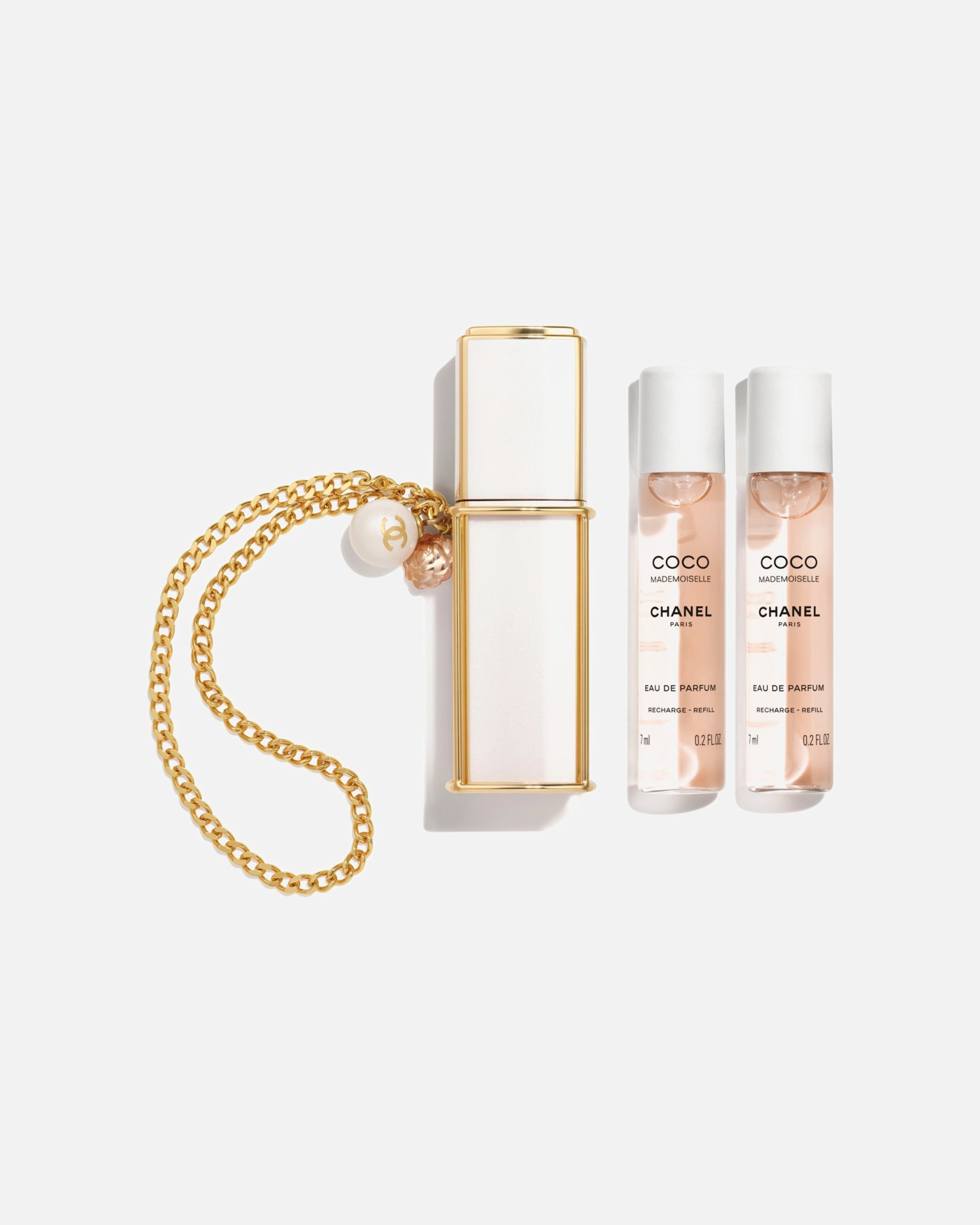 Parfumová voda pre Pre ženy CHANEL COCO MADEMOISELLE EAU DE PARFUM PLNITEĽNÝ KABELKOVÝ ROZPRAŠOVAČ 21 ml