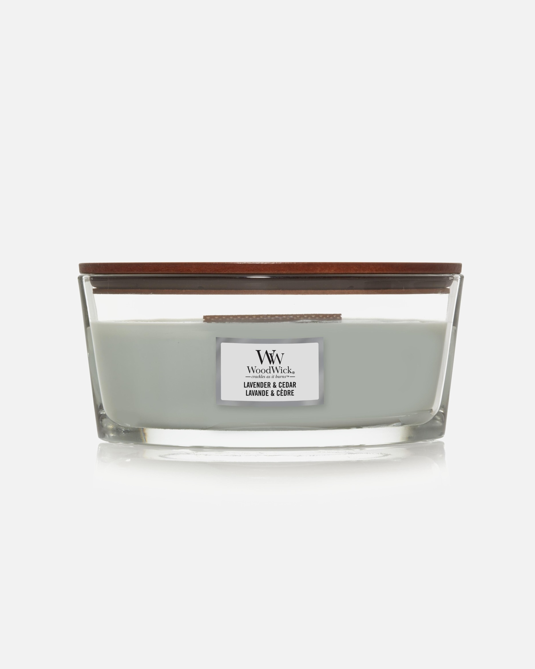 Sviečka pre Unisex WoodWick sviečka loď/Lavender & Cedar 454 g