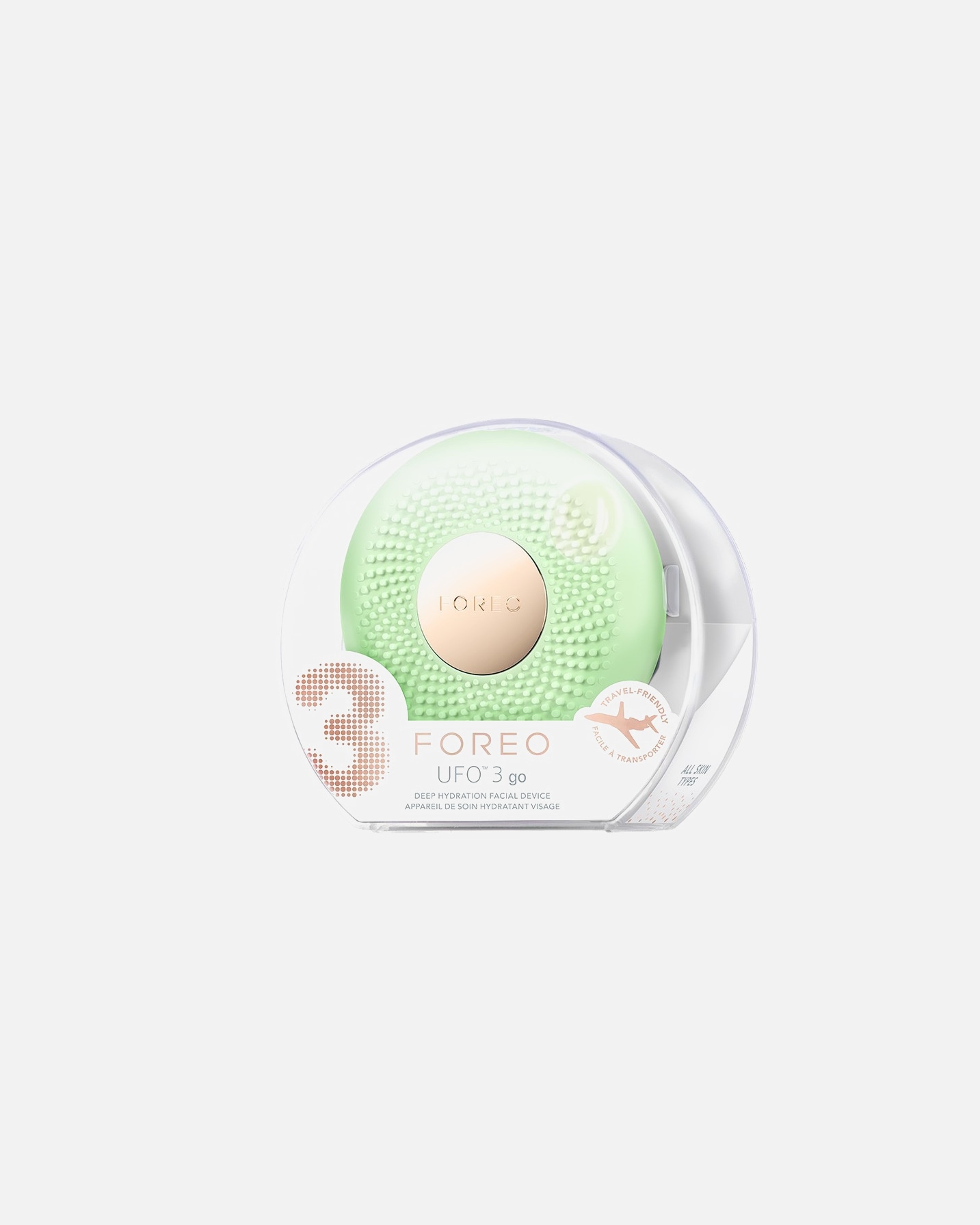 LED maska pre Unisex FOREO UFO™ 3 Go PISTACHIO