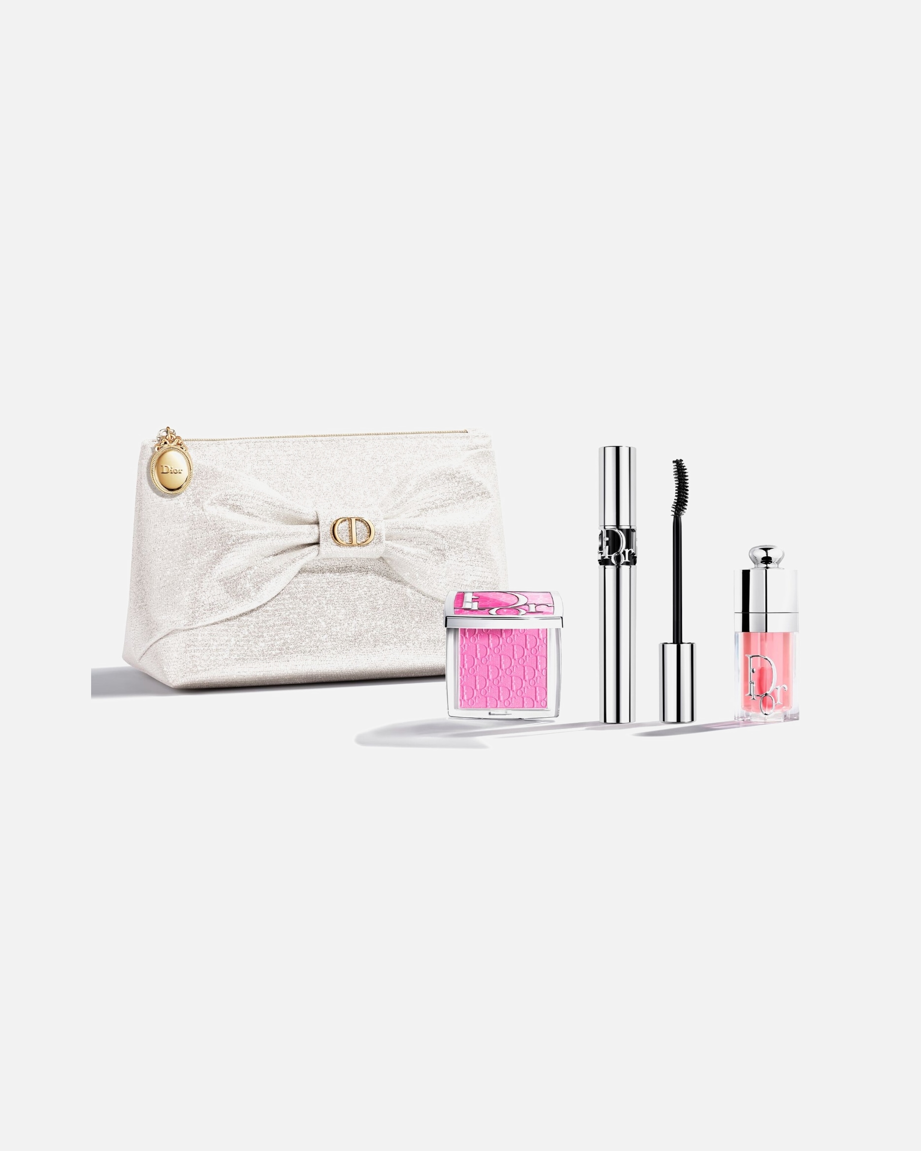 Sada na líčenie očí pre Unisex DIOR Diorshow The Volume and Glow Ritual – Limitovaná edícia – Olej na pery, riasenka a lícenka 1 kus