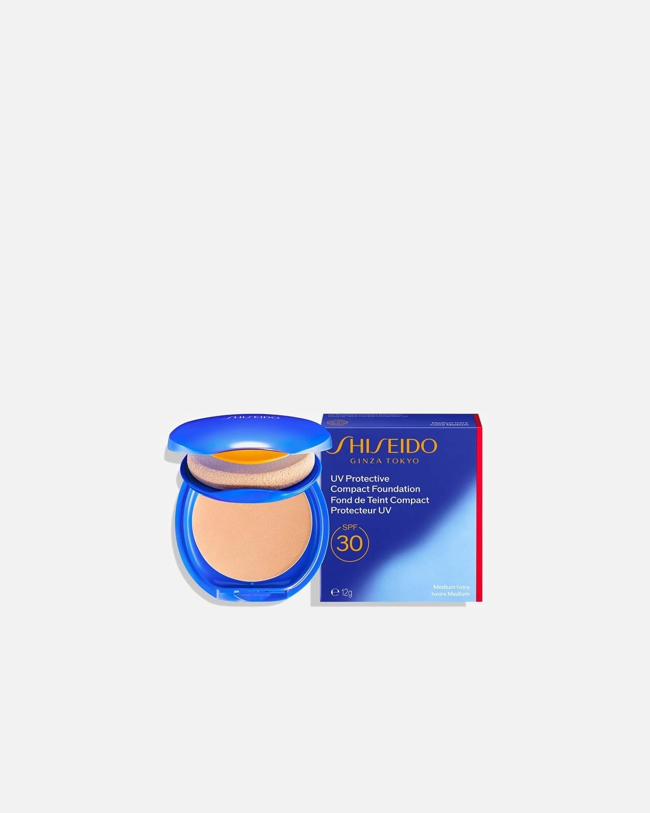 Podklad pre Unisex Shiseido Sun Care UV Protective Compact Foundation SPF 30 Stredne béžová
