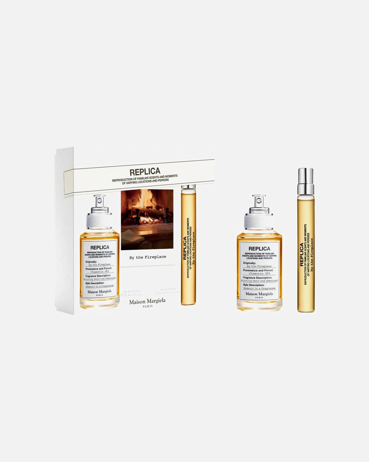 Súprava vôní pre Unisex Maison Margiela Replica By The Fireplace Xmas Set 40 ml
