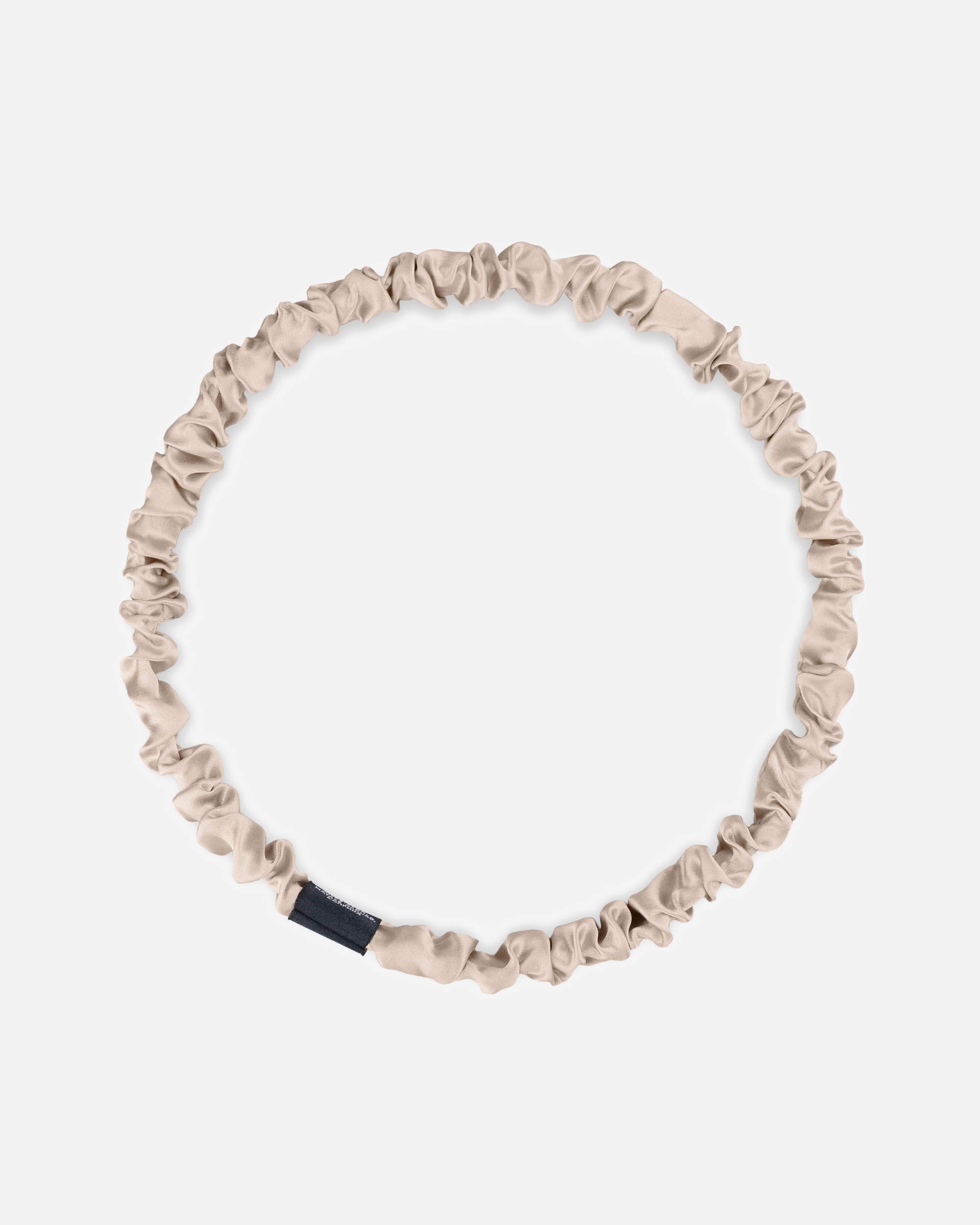 Čelenka pre Pre ženy Ailoria LUXE LOOP Hodvábna čelenka do vlasov béžová