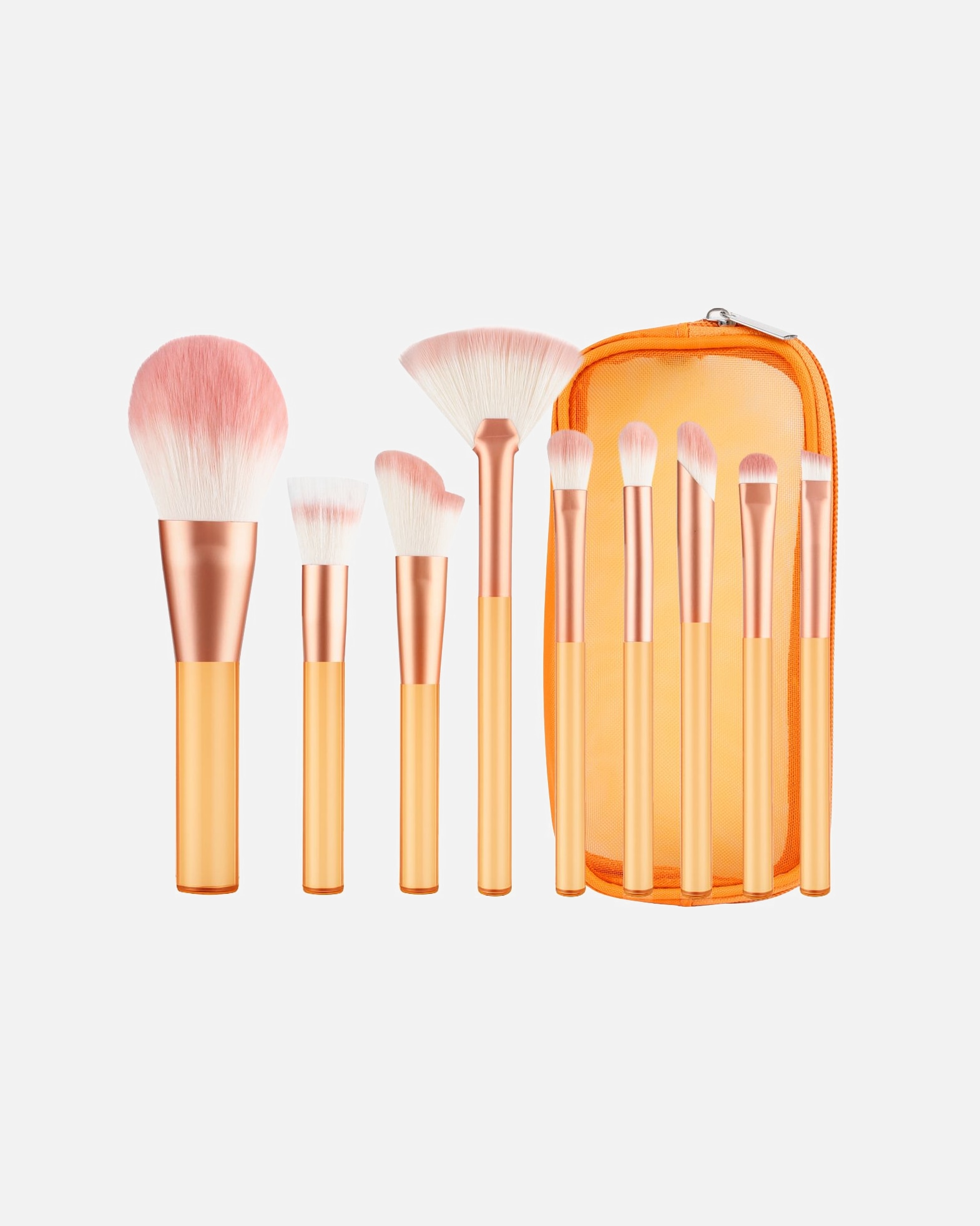 Sada štetcov pre Unisex Technique Pro Translucent Perfection – sada štetcov na make‑up Orange