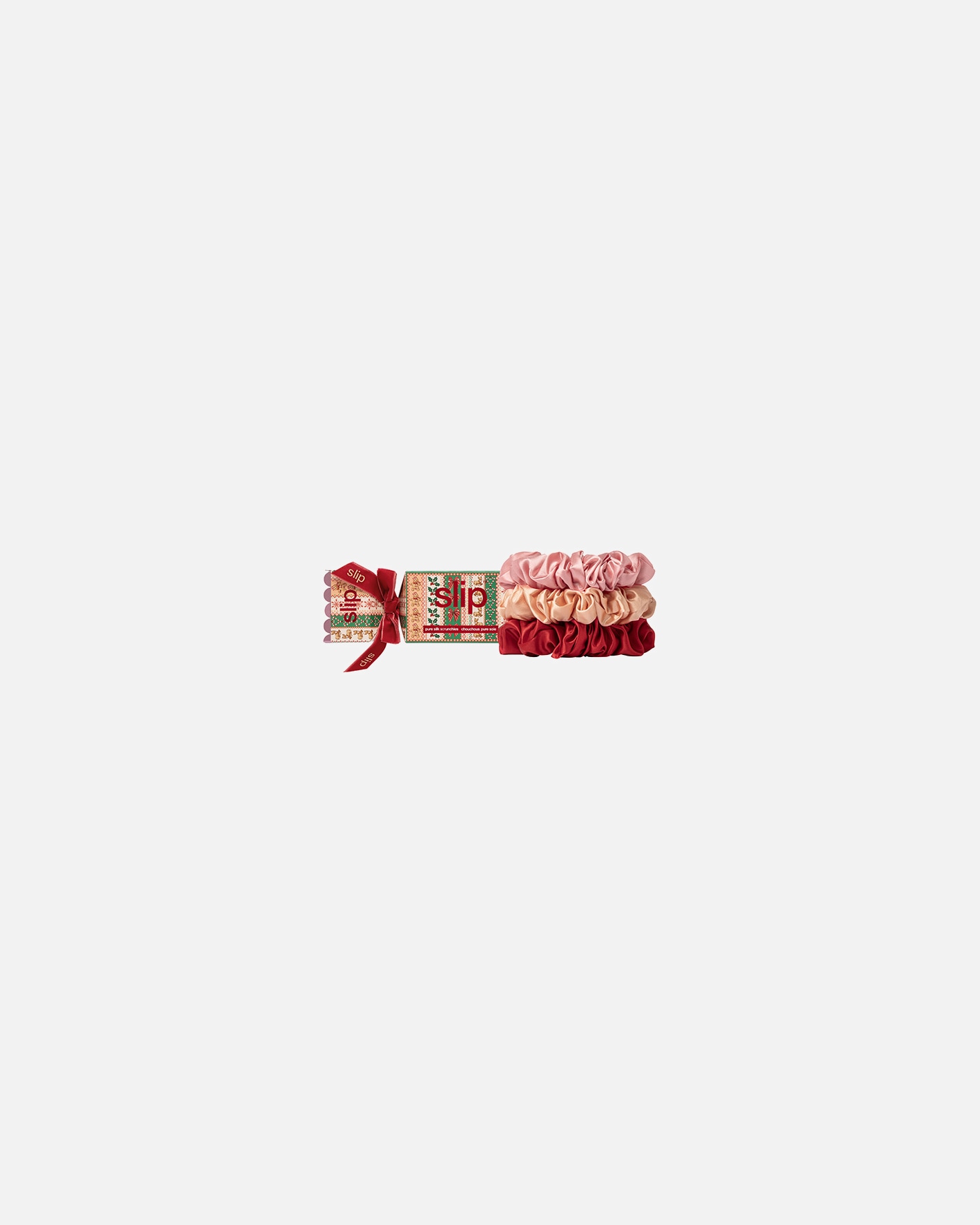 Gumička na vlasy pre Unisex Slip Pure Silk Large Scrunchie Cracker - eadie Pure Silk Large Scrunchie Cracker - eadie