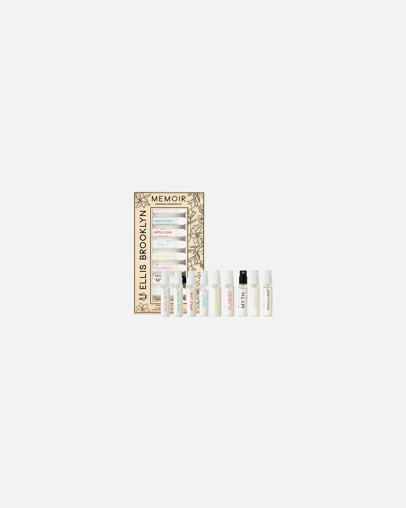 Súprava vôní pre Unisex Ellis Brooklyn MEMOIR Fragrance Discovery Set MEMOIR Fragrance Discovery Set