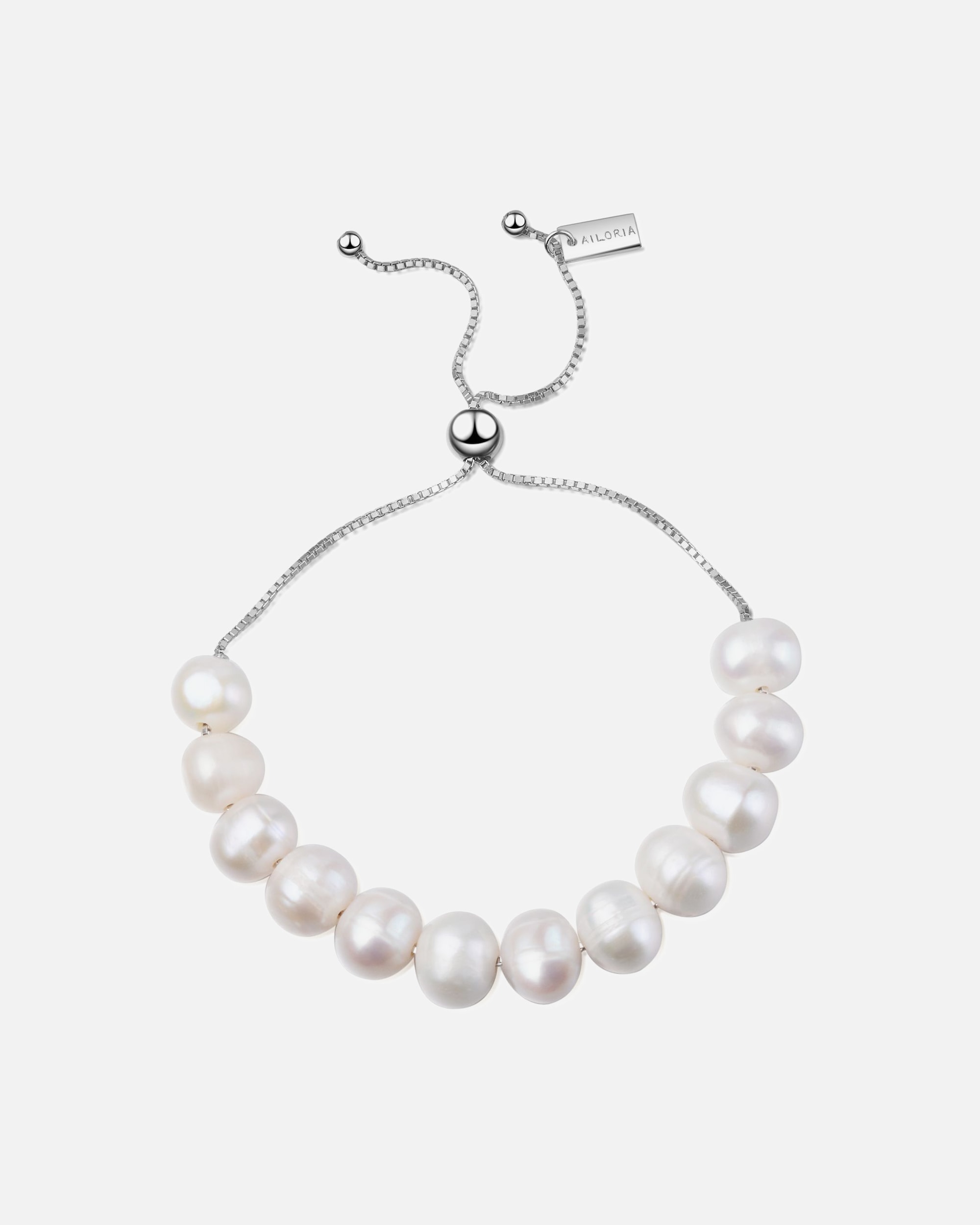 Náramok pre Pre ženy Ailoria MICHIRU Náramok strieborný/biela perla onesize