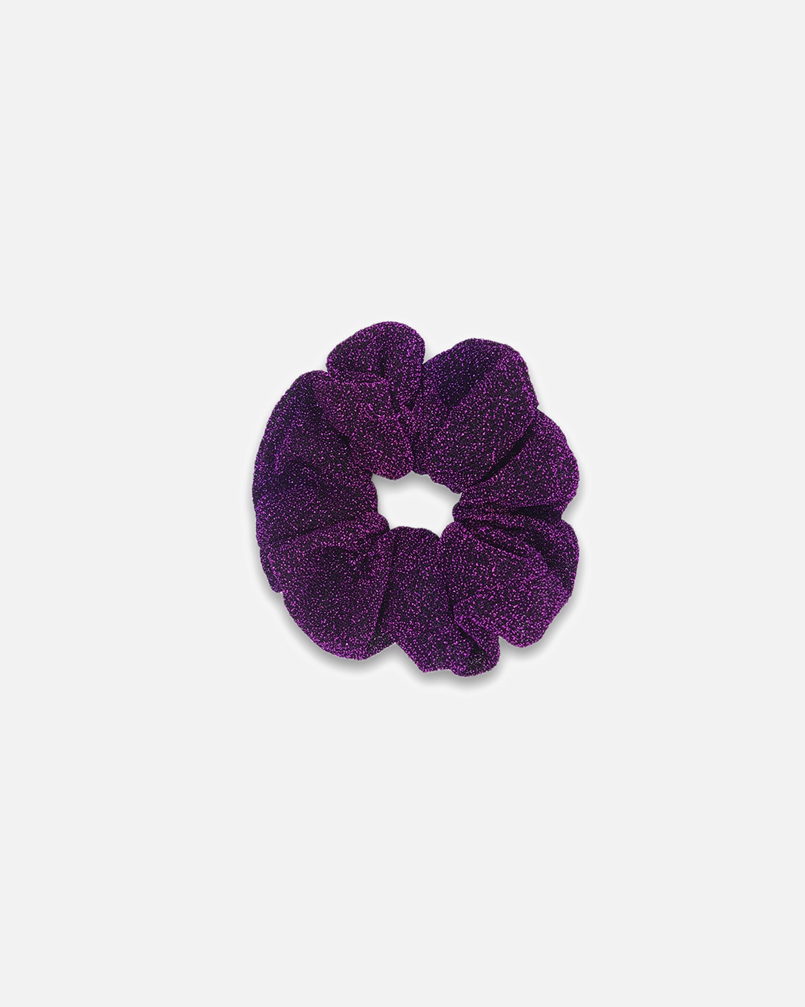 Gumička na vlasy pre Pre ženy SOHO Trblietavá scrunchie gumička do vlasov Purple