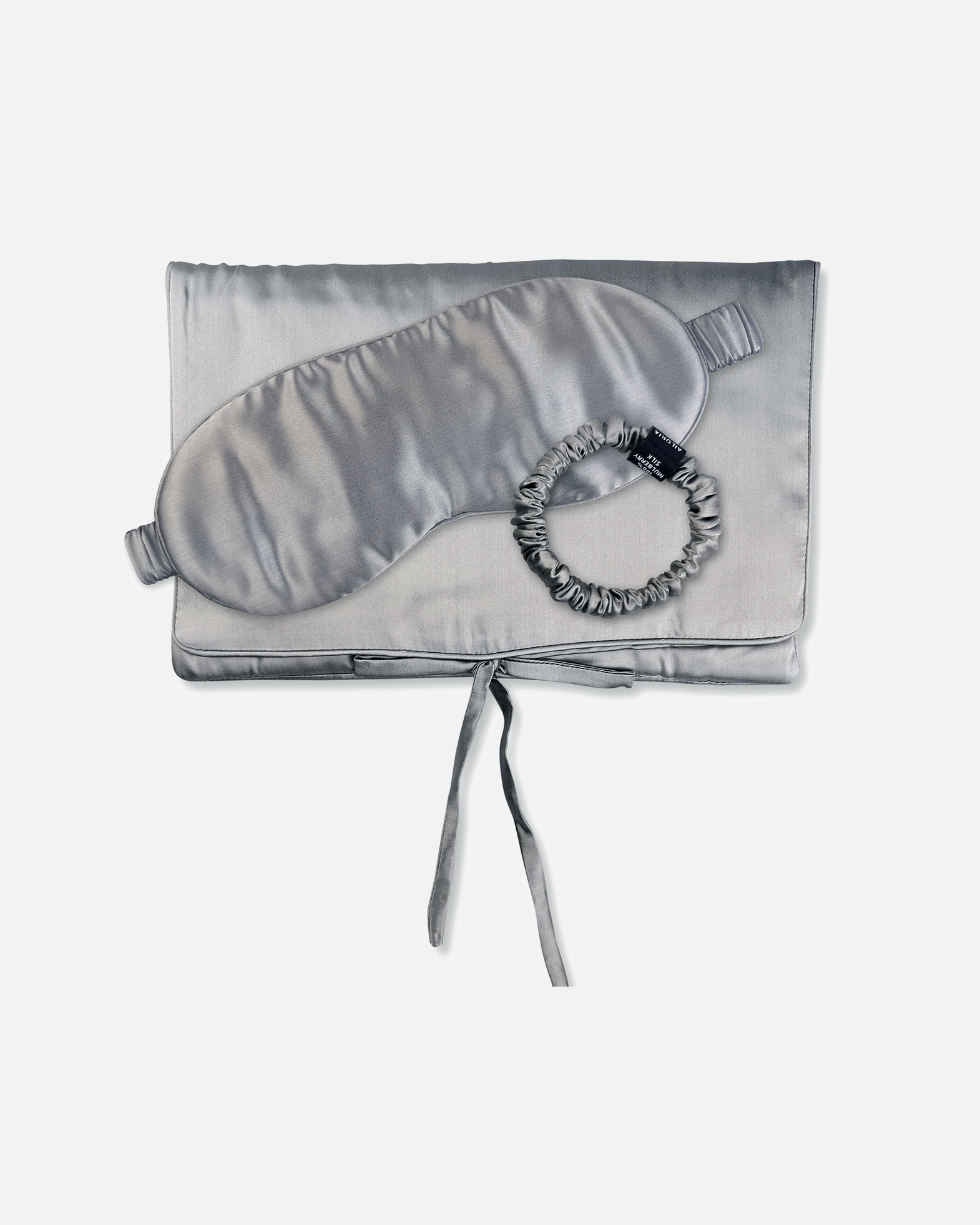 Čelenka pre Pre ženy Ailoria TRAVEL SET BEAUTY S Vak, maska na spanie a škraboška S sivá