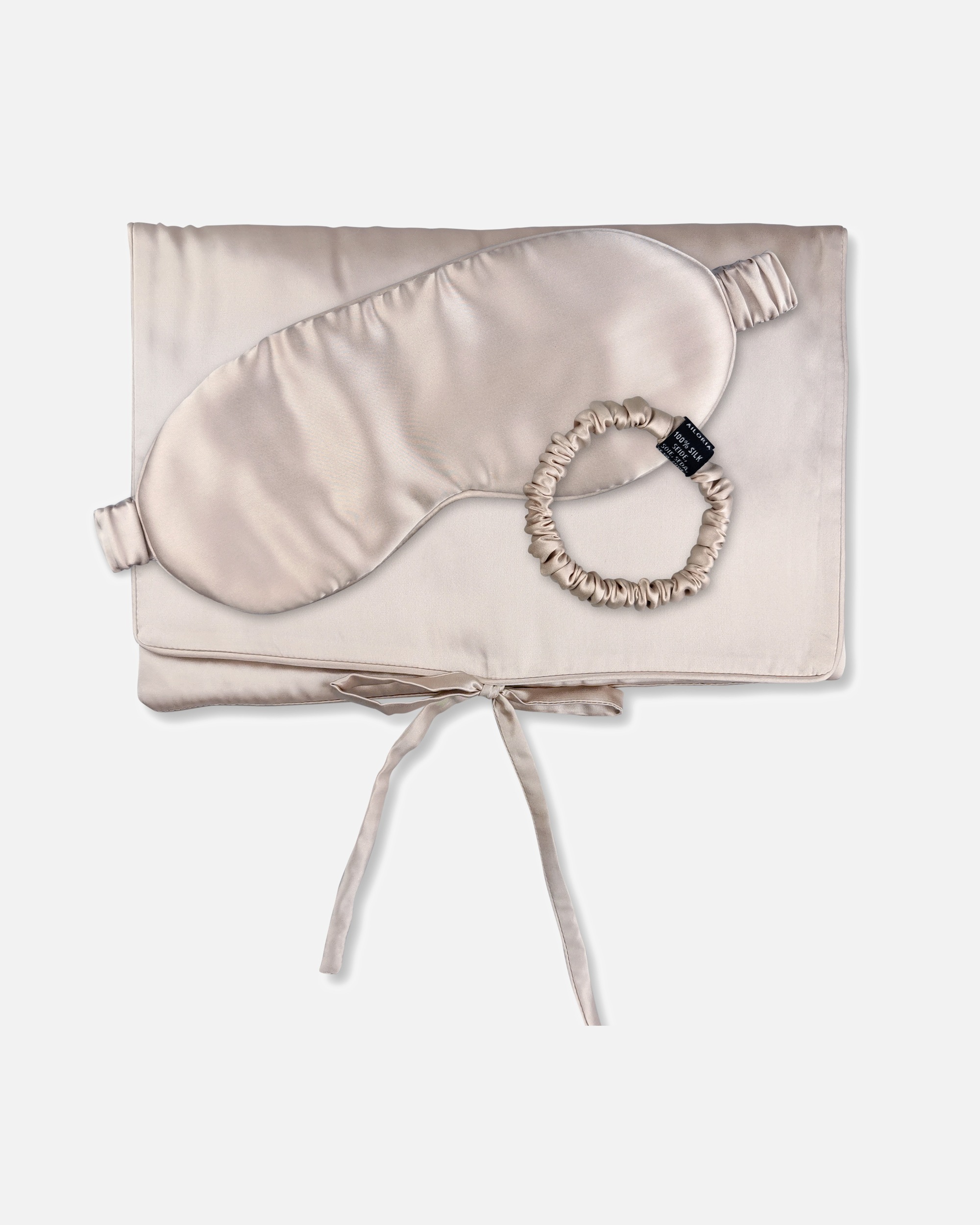 Čelenka pre Pre ženy Ailoria TRAVEL SET BEAUTY S Vak, maska na spanie a škraboška S béžová