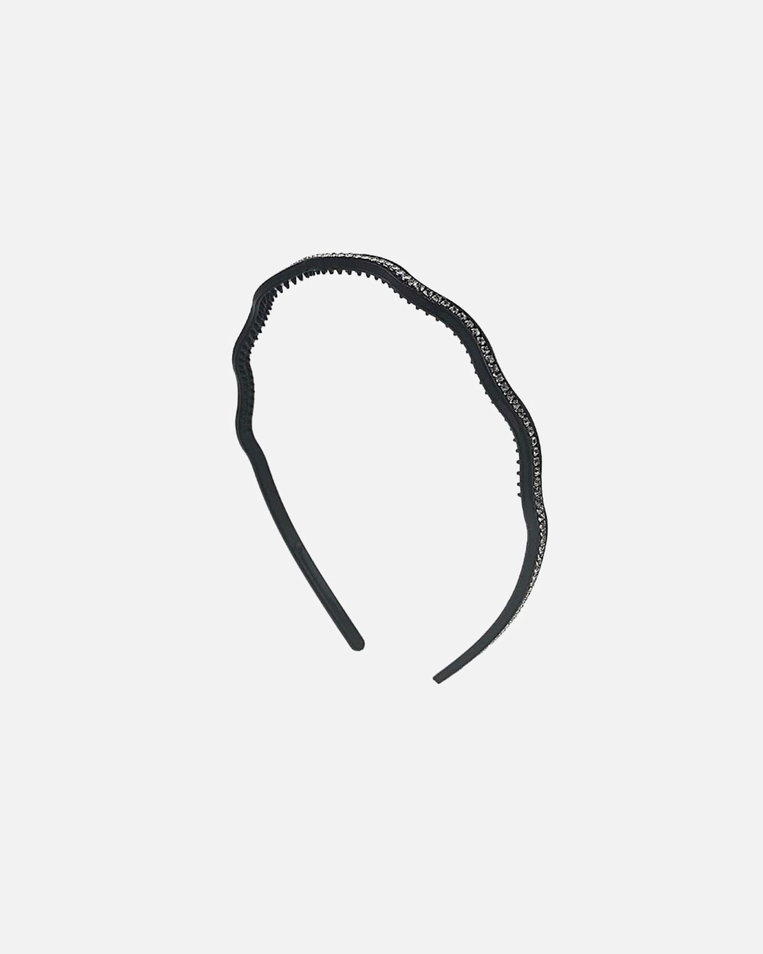 Čelenka pre Pre ženy SOHO Wave Diamond Čelenka do vlasov Čierna / Strieborná