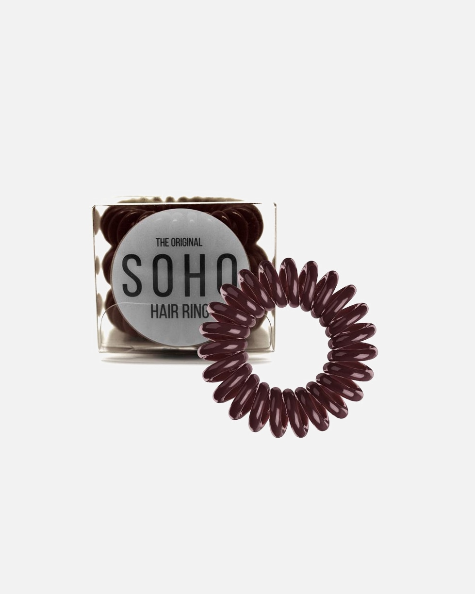 Gumička na vlasy pre Unisex SOHO Špirálové gumičky do vlasov SOHO Hnedá