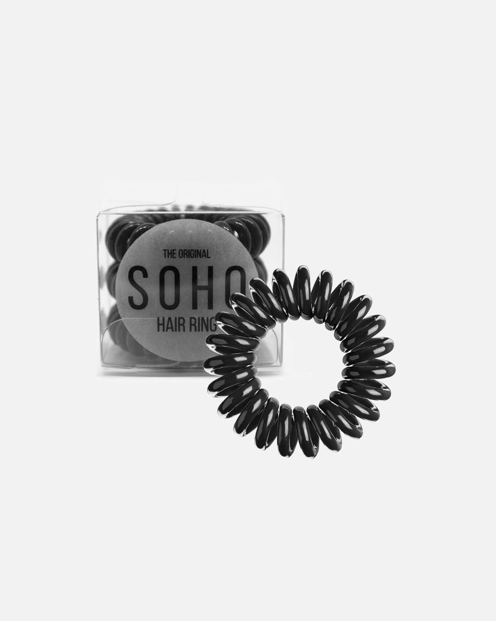 Gumička na vlasy pre Unisex SOHO SOHO Špirálové gumičky do vlasov Schwarz