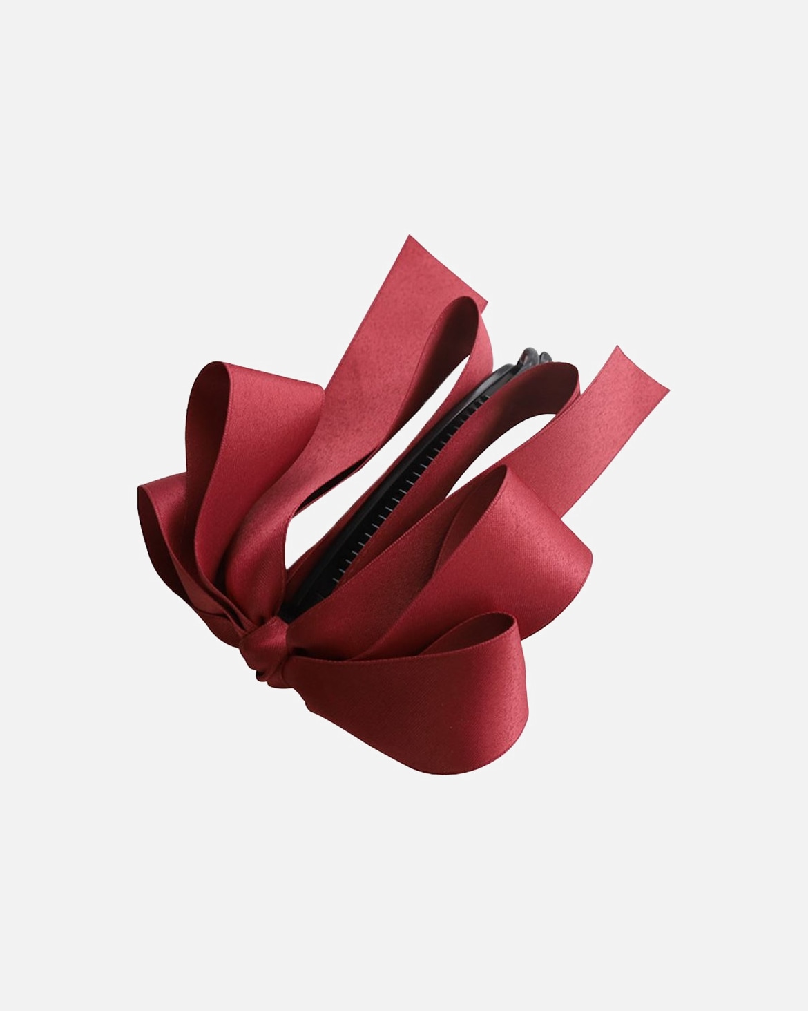 Spona do vlasov pre Unisex SOHO Bona Schleifen Banana Spona do vlasov Tmavě červená