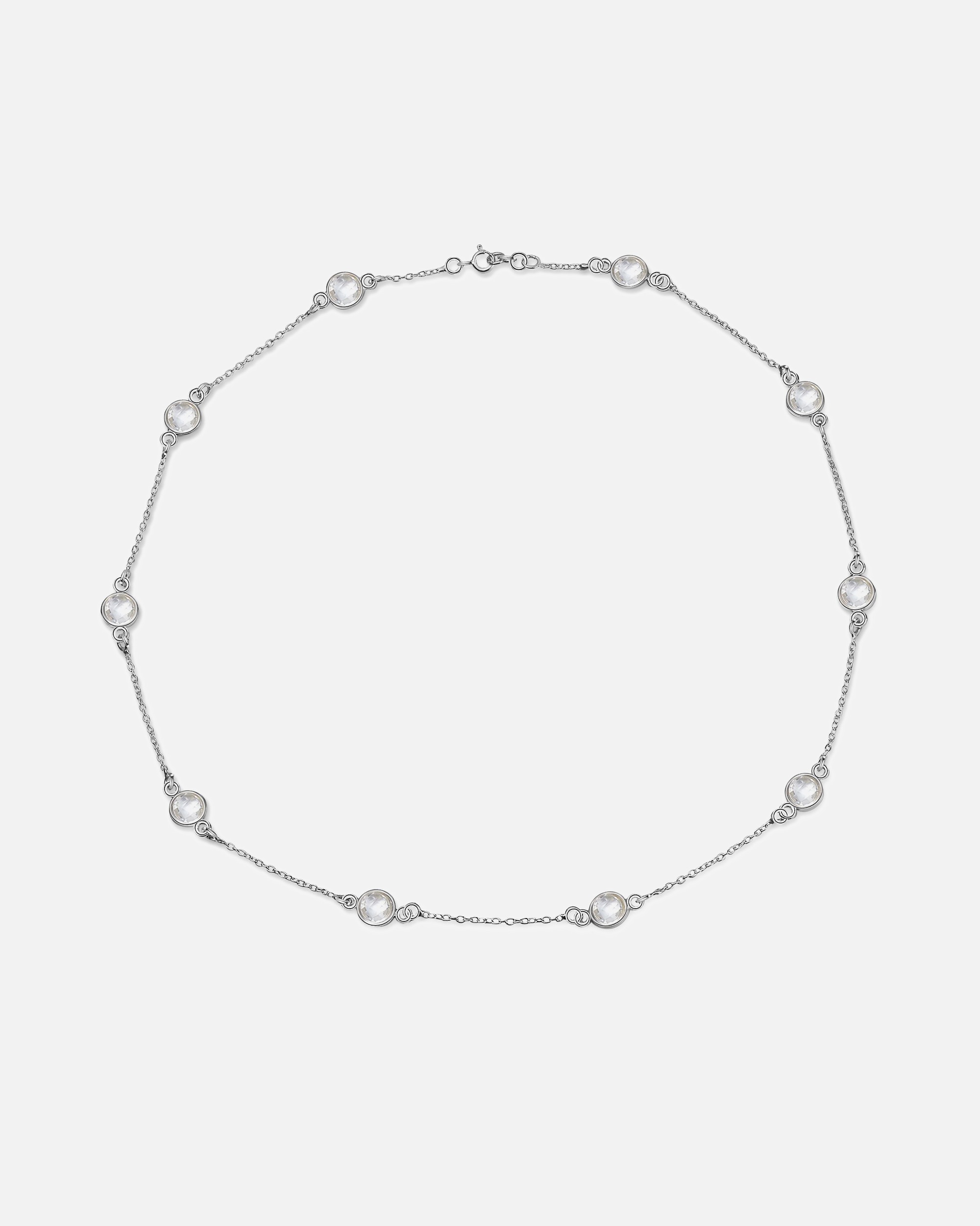 Retiazka pre Pre ženy Ailoria LAVANDE Strieborný krištáľový náhrdelník strieborná