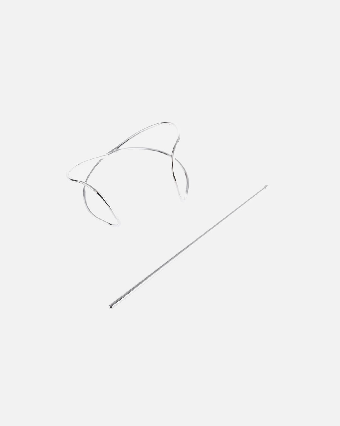 Spona do vlasov pre Pre ženy SOHO Elegantná manžeta do vlasov v tvare X Silber