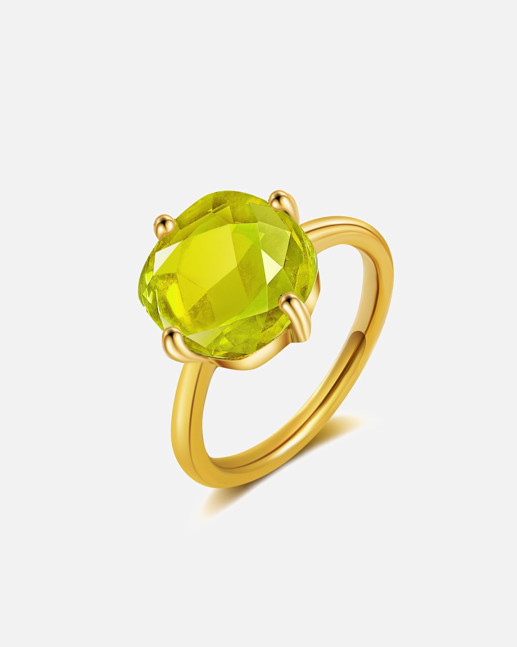 Prsteň pre Pre ženy Ailoria ÉGLANTINE Prsteň Lemon Quartz 58