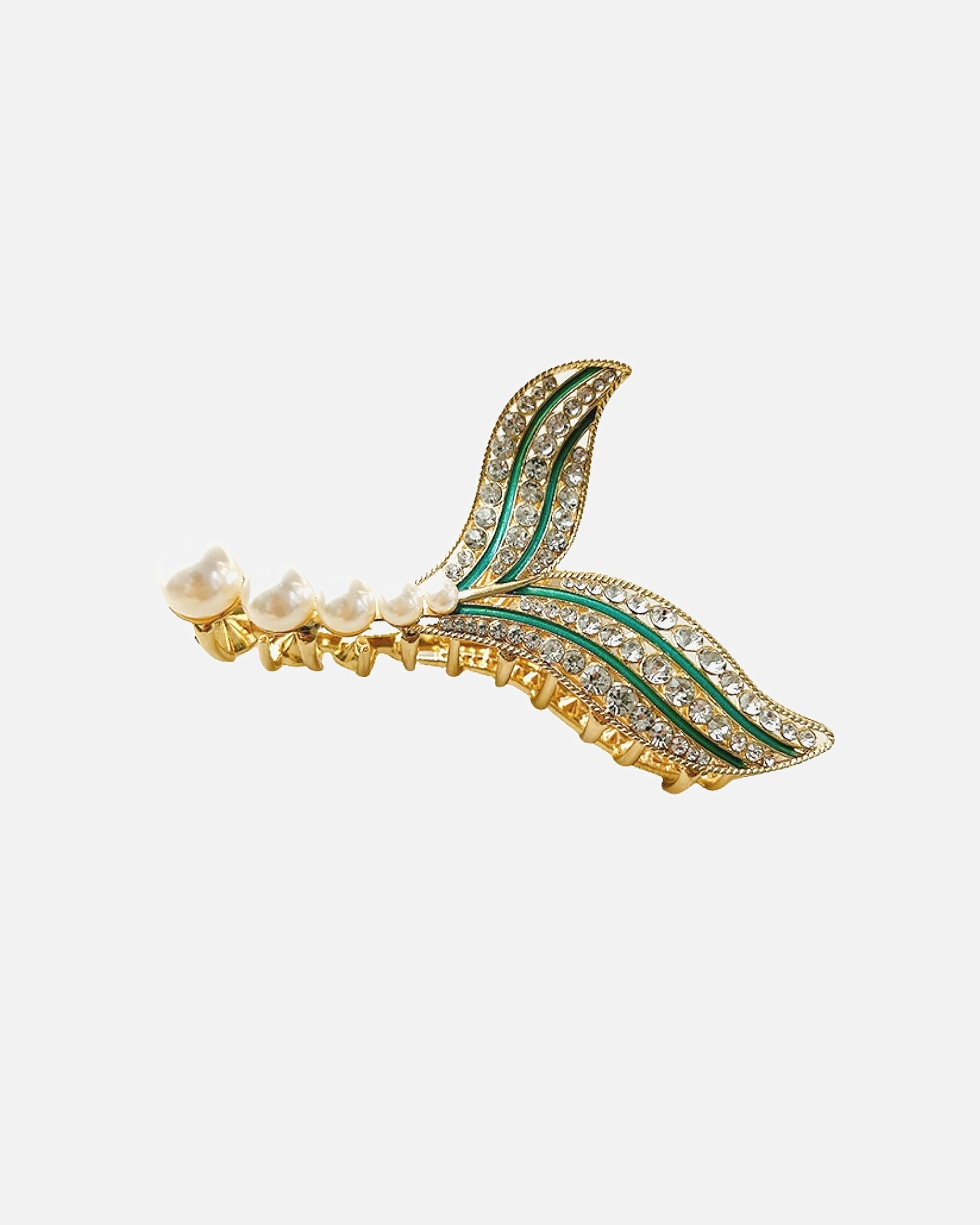 Spona do vlasov pre Pre ženy SOHO Aqua Spona do vlasov Zelená / Zlatá