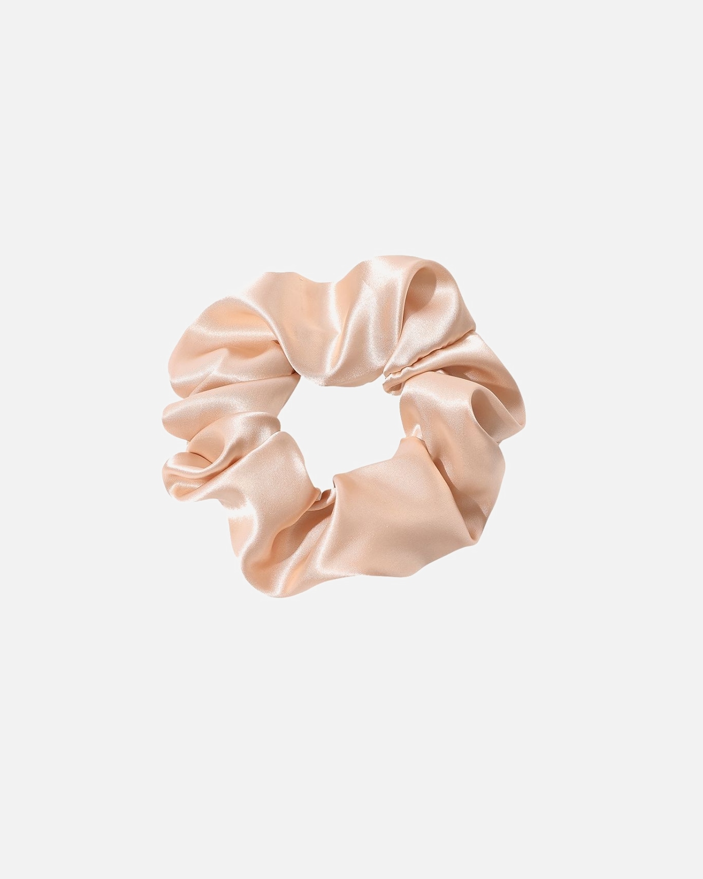 Gumička na vlasy pre Pre ženy SOHO Saténová gumička Scrunchie do vlasov Beige