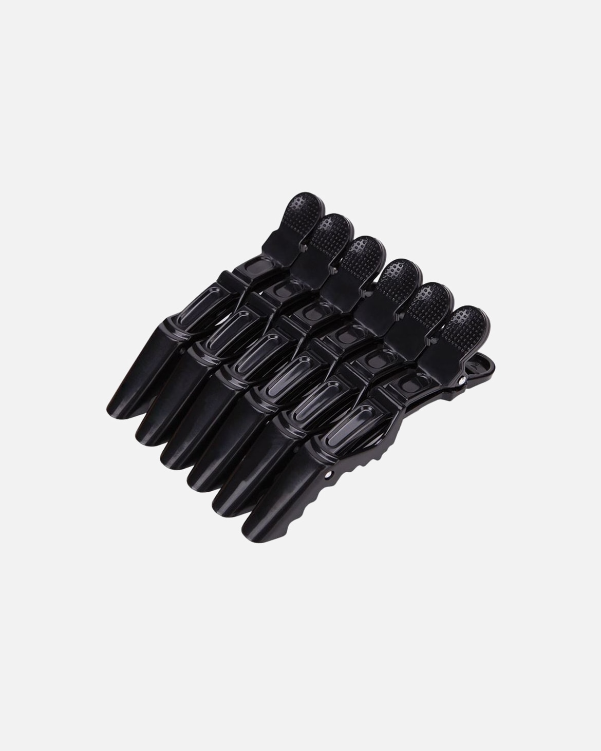 Sponky do vlasov pre Unisex UNIQ Krokodílie stylingové sponky do vlasov Čierna