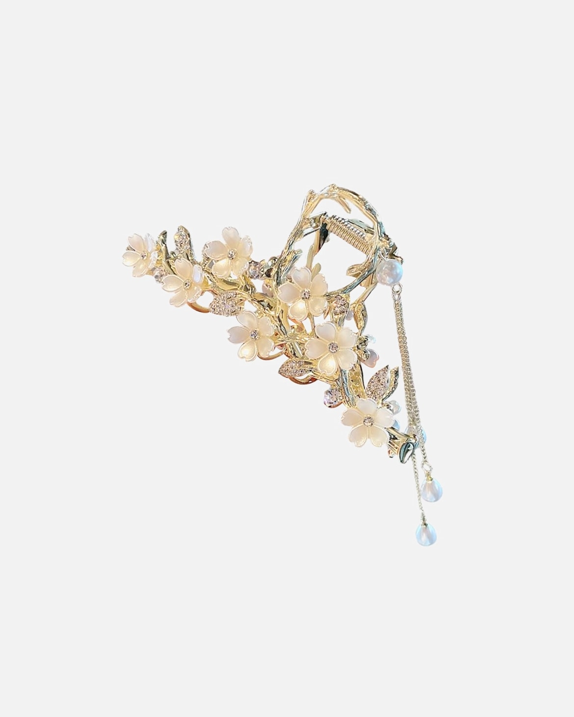 Spona do vlasov pre Unisex Chris Rubin Jasmin - elegantná spona do vlasov Gold