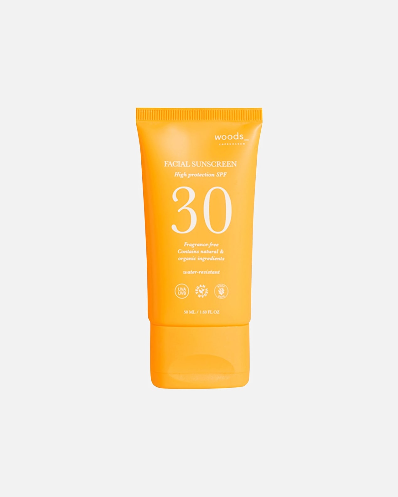 Krém na opaľovanie pre Unisex Woods Copenhagen Default Brand Line Facial Sunscreen SPF30 50 ml