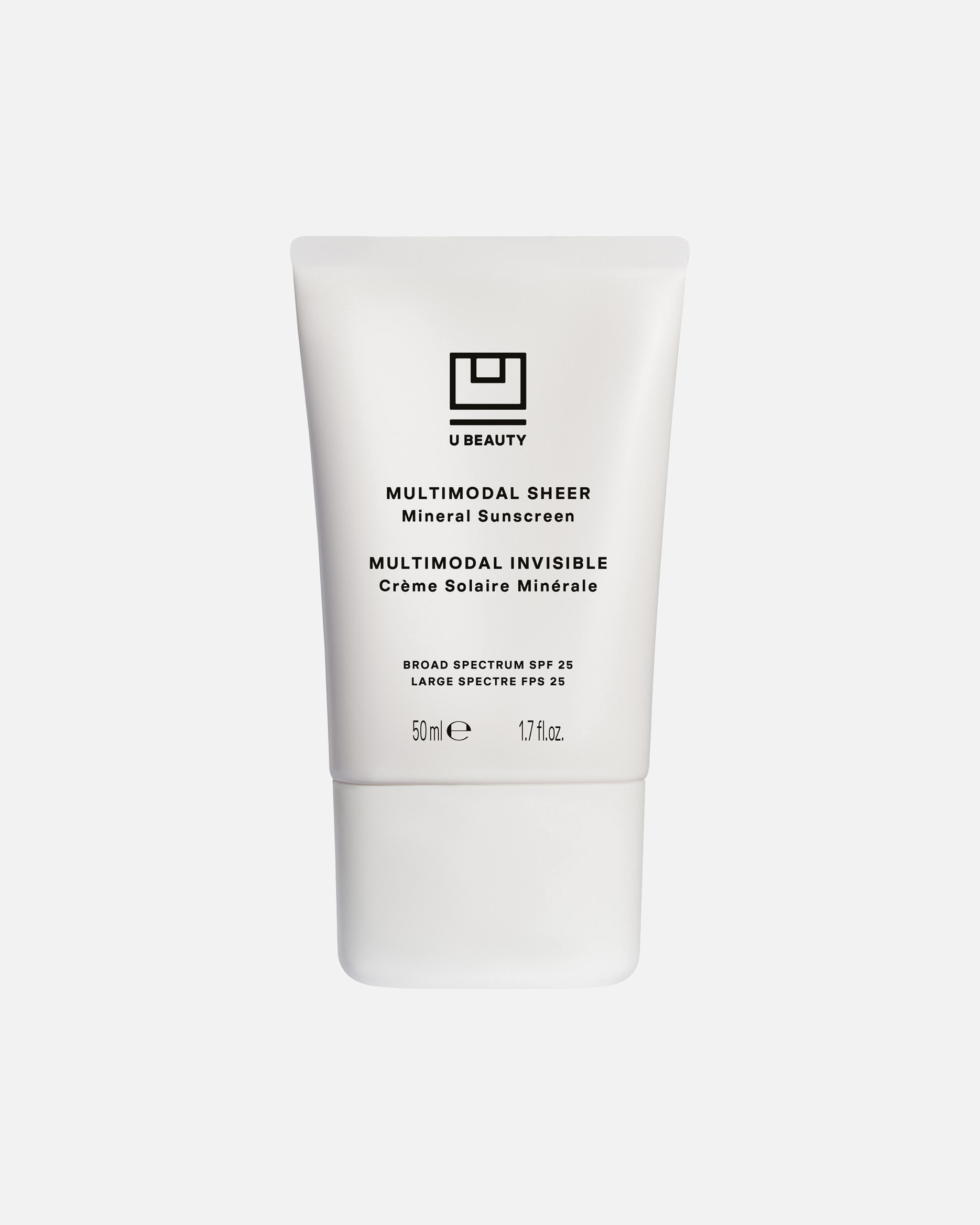 Krém na opaľovanie na telo pre Unisex U BEAUTY Multimodal Sheer Mineral SPF 25 Multimodal Sheer Mineral SPF 25