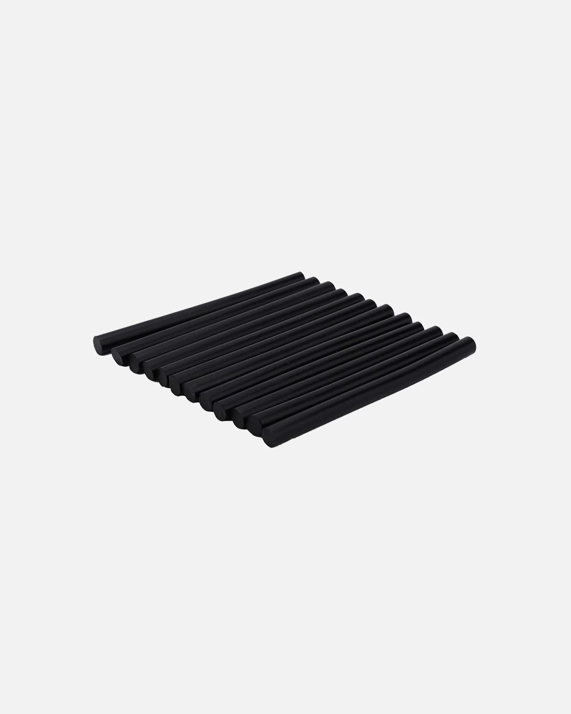 Nástavce pre Unisex Fashiongirl Keratínové lepiace tyčinky, 10 ks Čierna