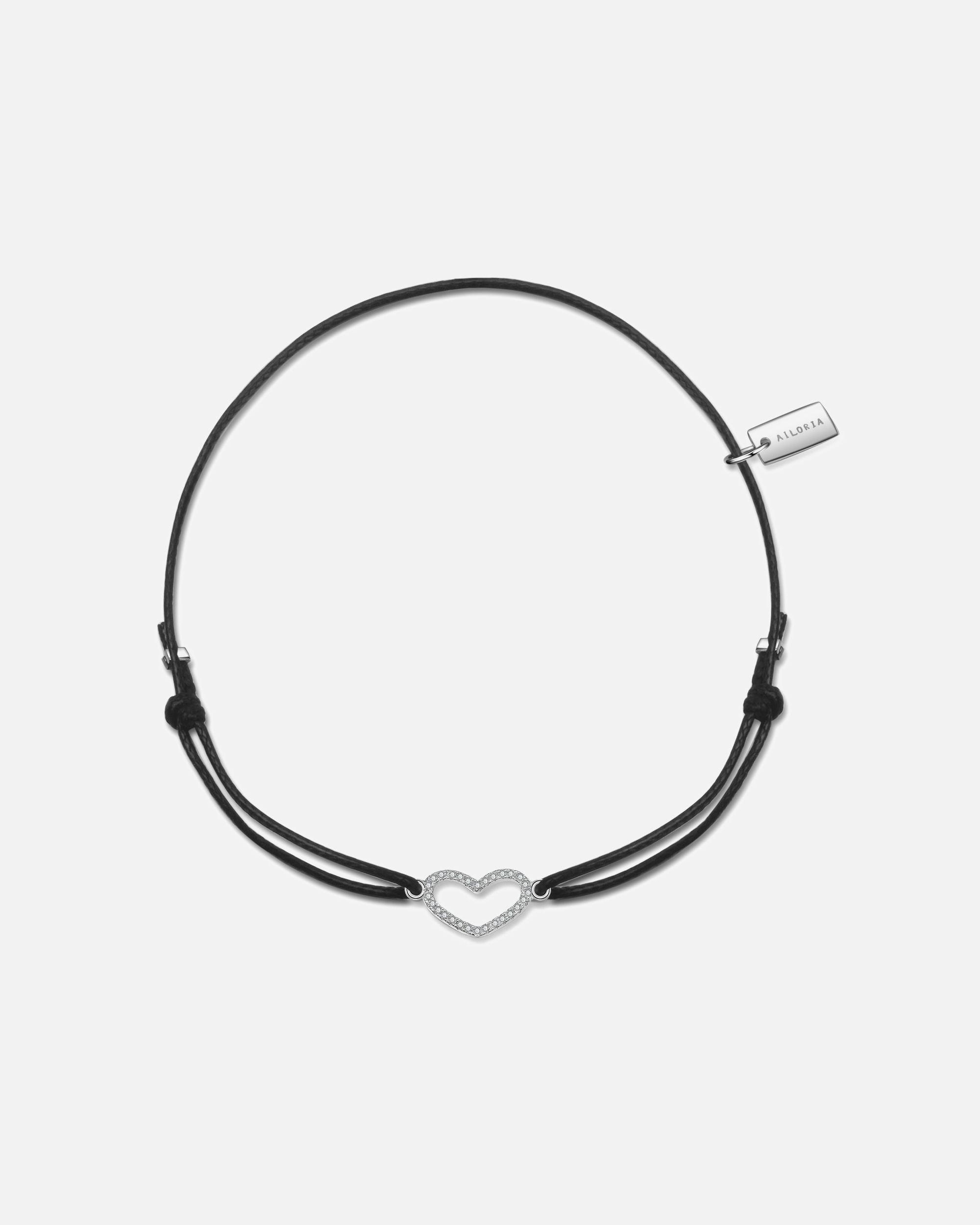Náramok pre Pre ženy Ailoria LÉA Náramok čierny/strieborný onesize