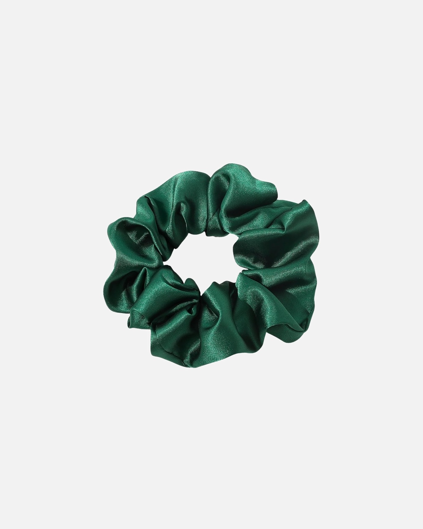 Gumička na vlasy pre Pre ženy SOHO Saténová gumička Scrunchie do vlasov Tmavozelená