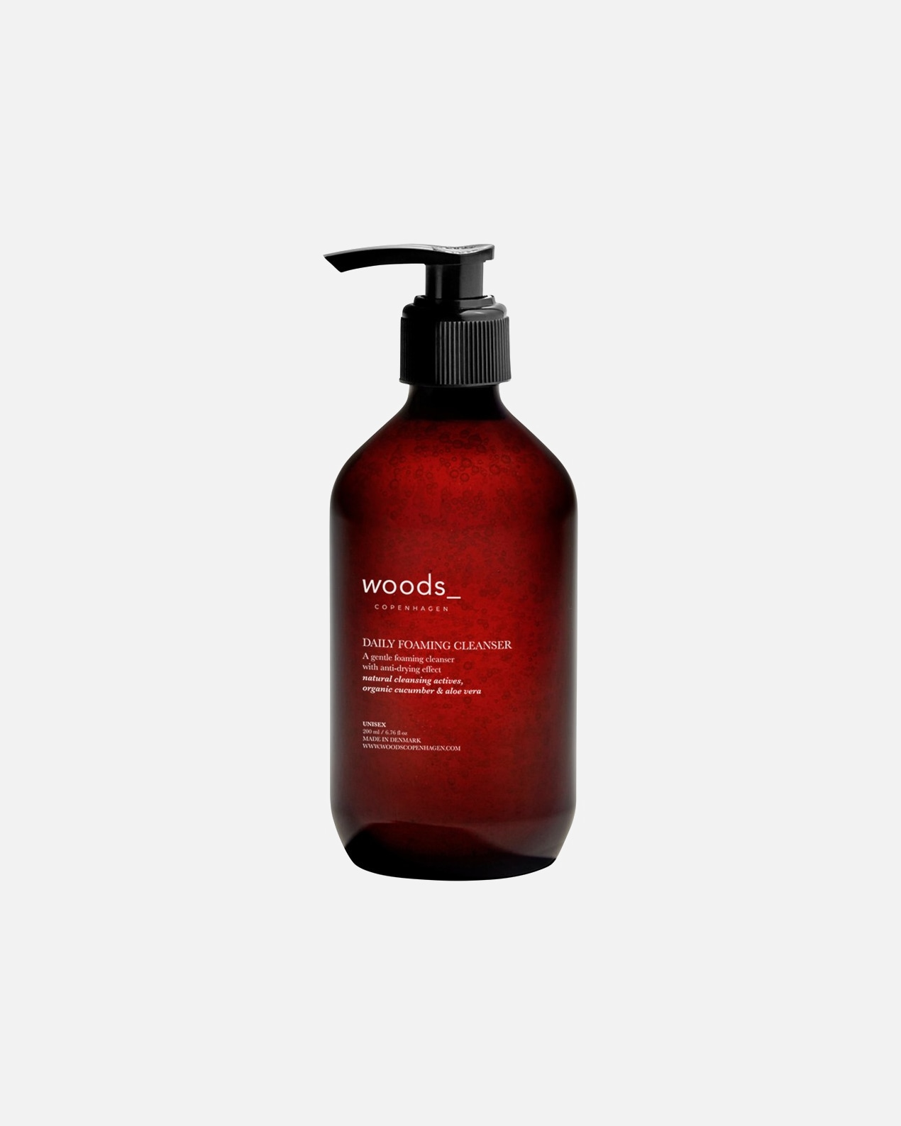 Čistiaca pena na tvár pre Unisex Woods Copenhagen Default Brand Line Daily Foaming Cleanser 200 ml