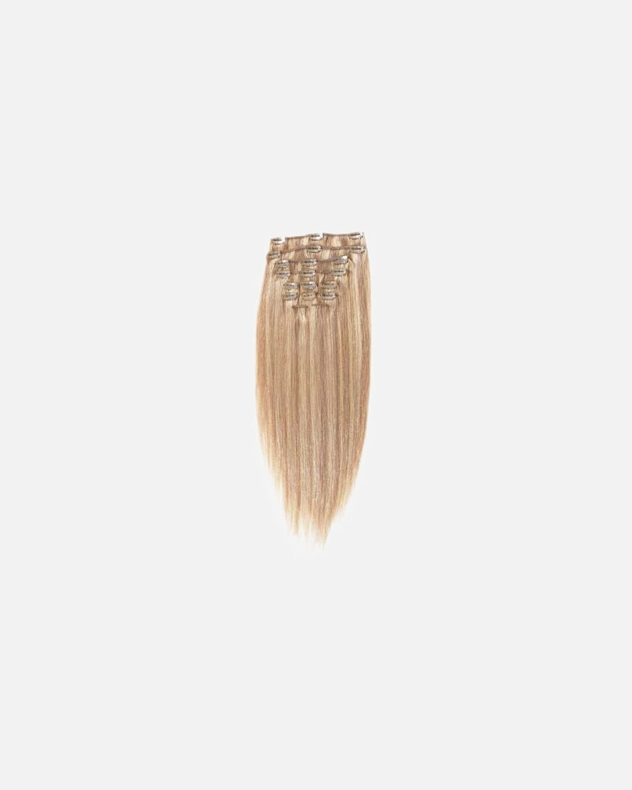 Nástavce pre Unisex Fashiongirl Fashiongirl Clip In Vlasy na Predĺženie - 65 cm - #60 Platinová Blond #18/613 Blond Mix - 40 cm