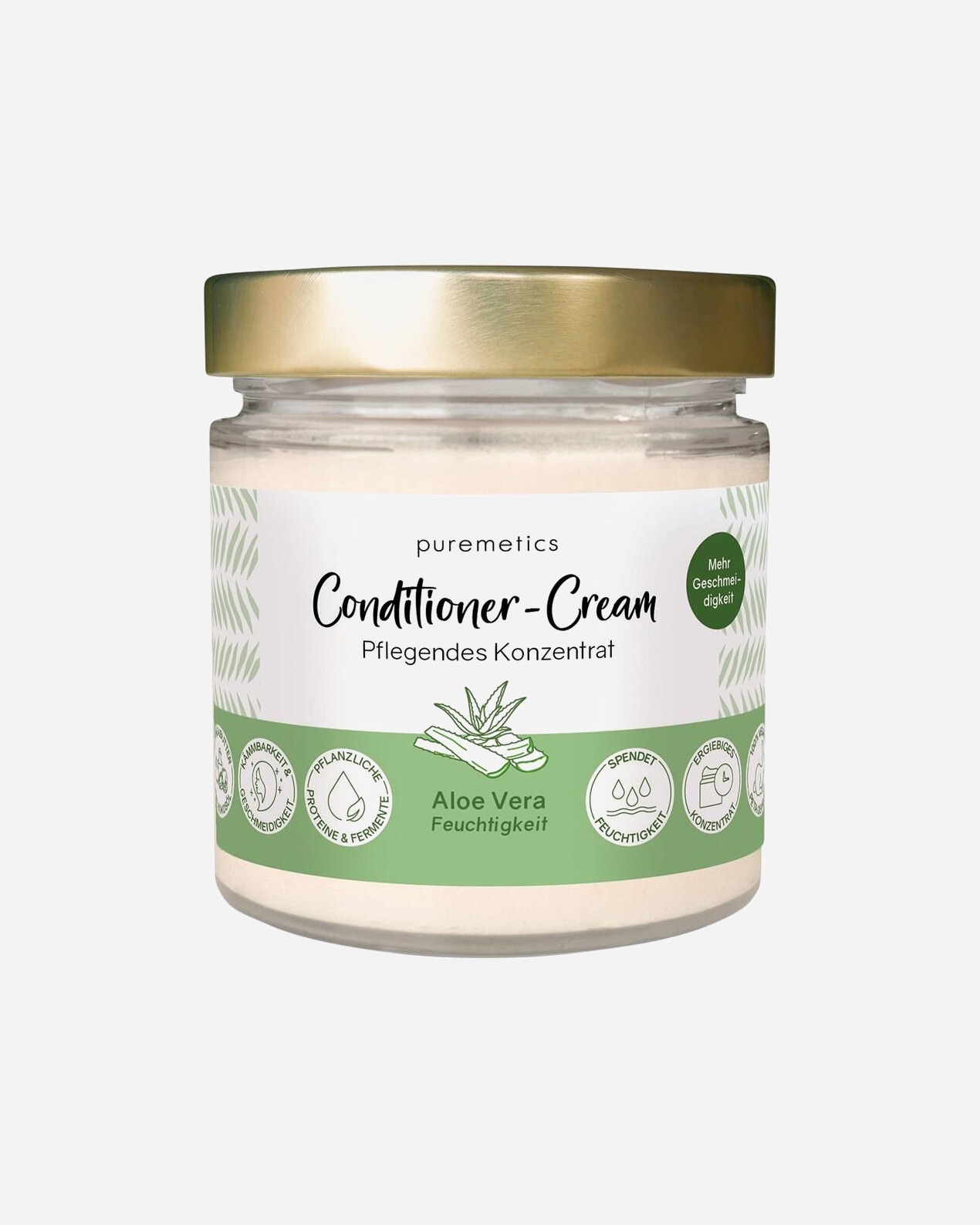 Kondicionér na vlasy pre Unisex puremetics Hydratačný kondicionér krém 'Aloe Vera' 150 g