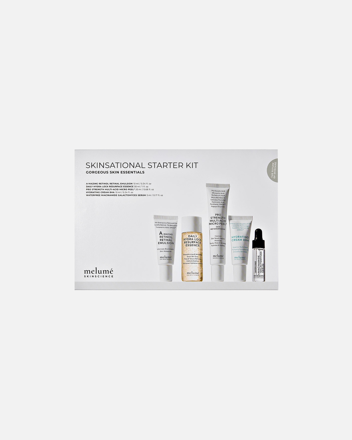 pre Unisex melumé Skinscience Skinsational Starter Kit B2B Skinsational Starter Kit B2B