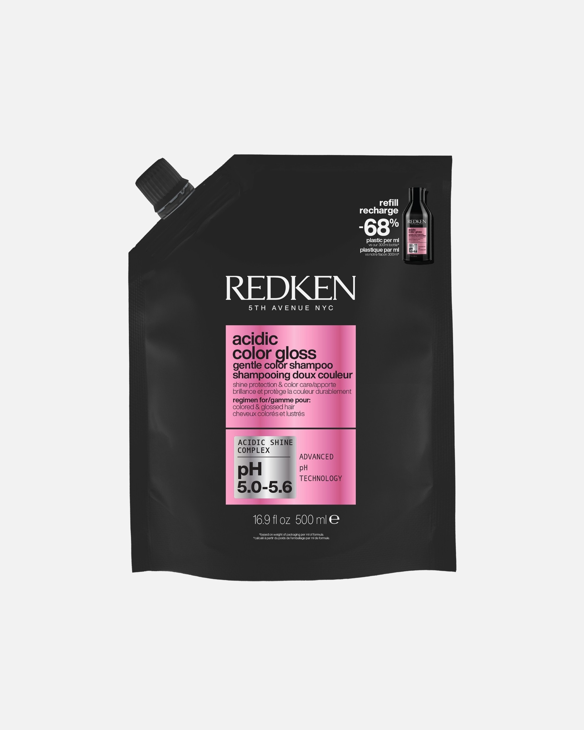 Šampón na vlasy pre Unisex Redken Acidic Color Gloss 500 ml - Refill