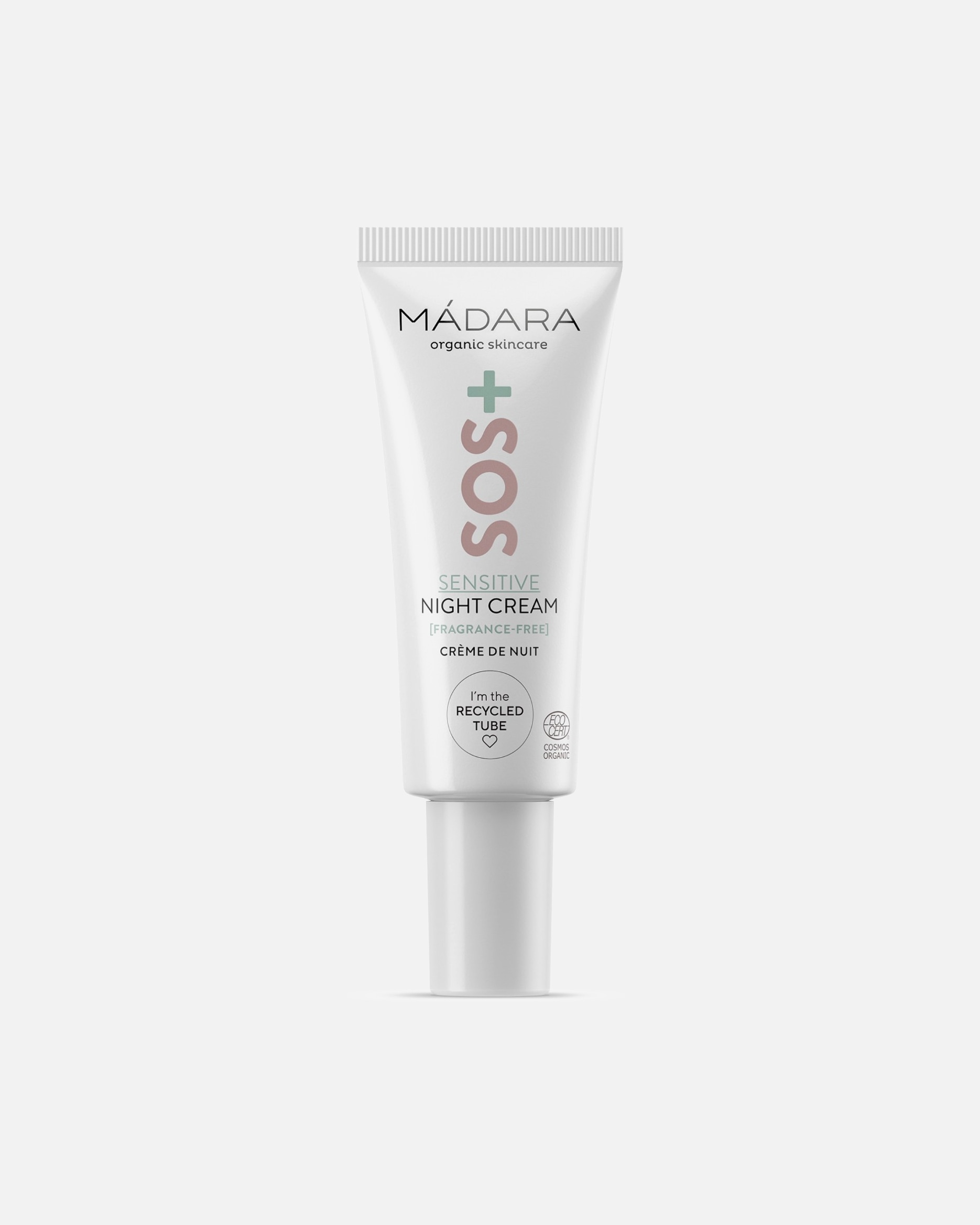 Nočný krém pre Unisex MÁDARA Sos+ Sensitive 17 ml