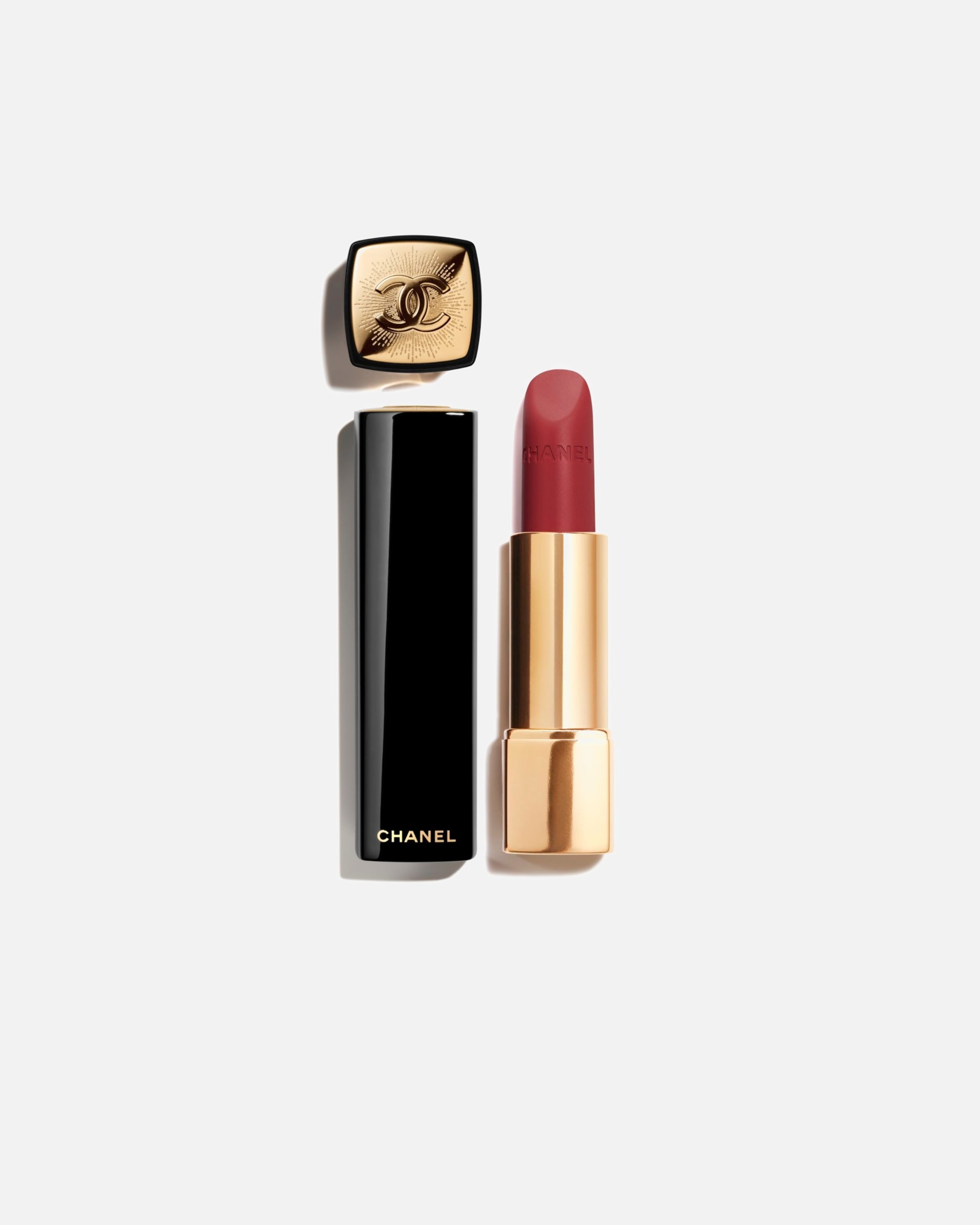 Rúž na pery pre Pre ženy CHANEL ROUGE ALLURE VELVET ŽIARIVÝ ZAMATOVÝ RÚŽ 549 - ROUGE VIE