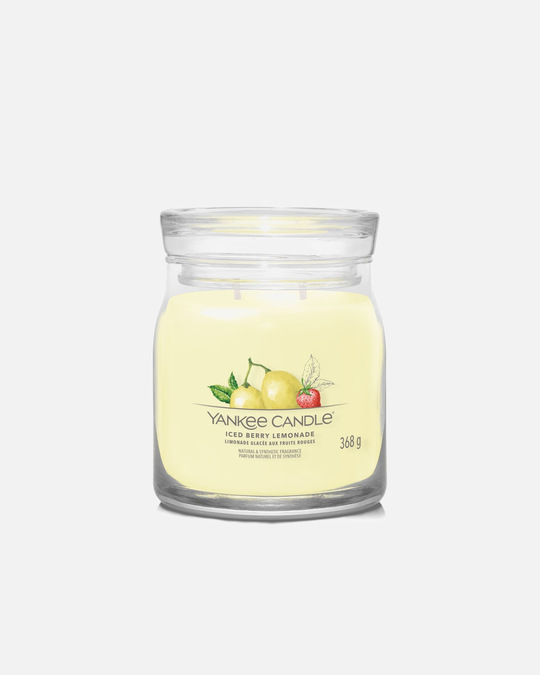 Sviečka pre Unisex YANKEE CANDLE Iced Berry Lemonade 368 g - Signature