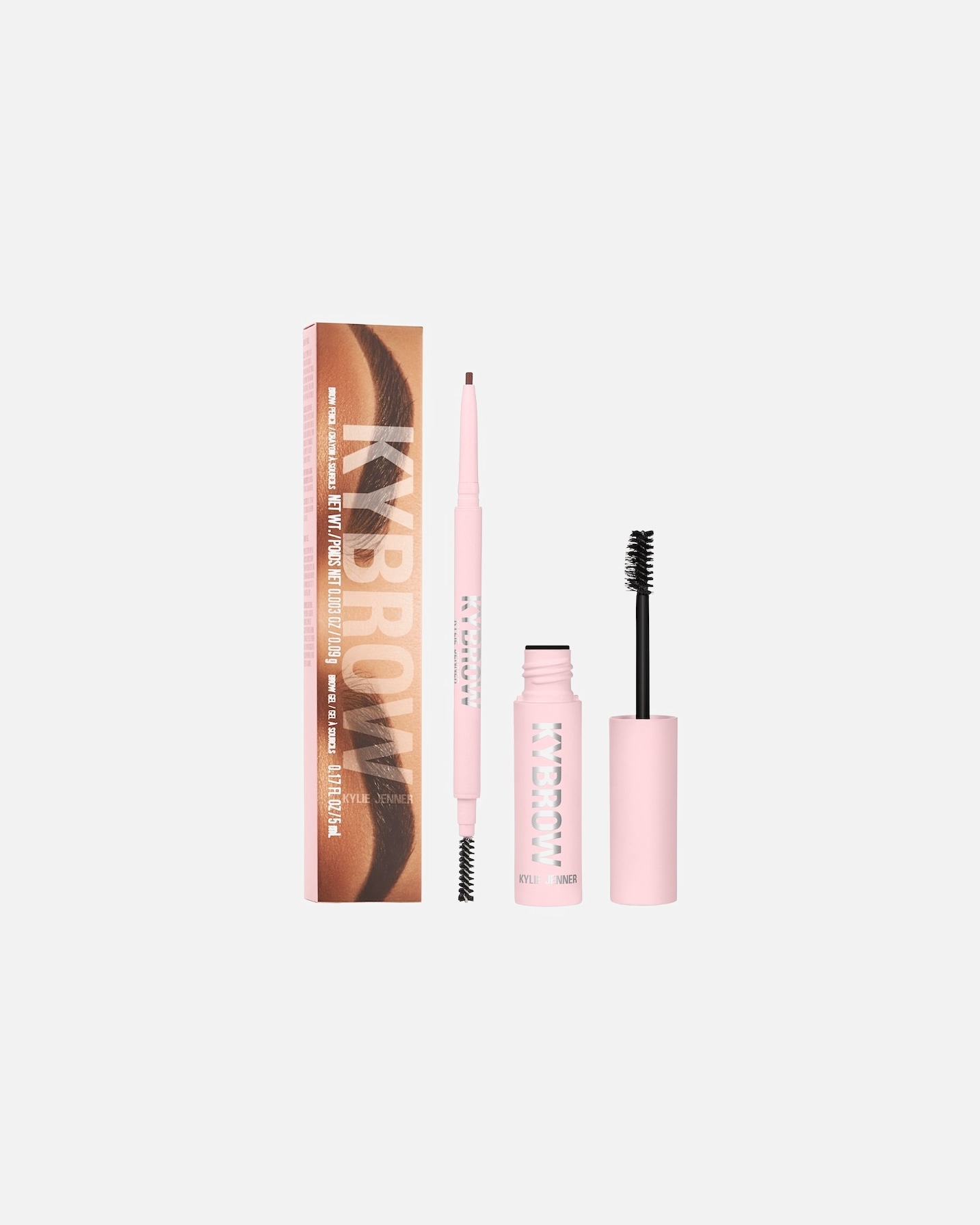 Súprava na líčenie obočia pre Unisex KYLIE COSMETICS Kybrow Set 002 Auburn