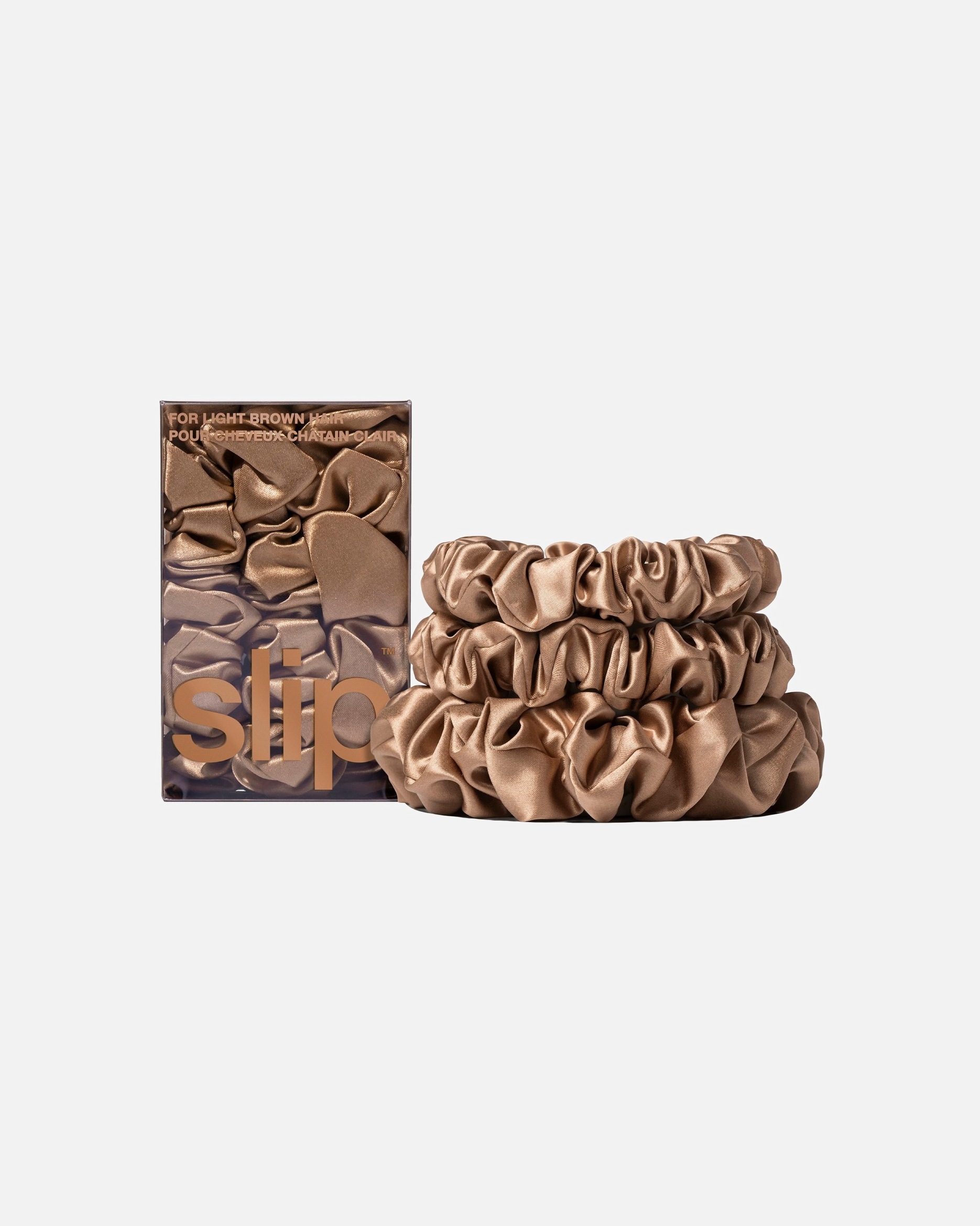 Ozdoby do vlasov pre Unisex Slip Back to Basics Assorted Scrunchies - Light Brown Back to Basics Assorted Scrunchies - Light Brown