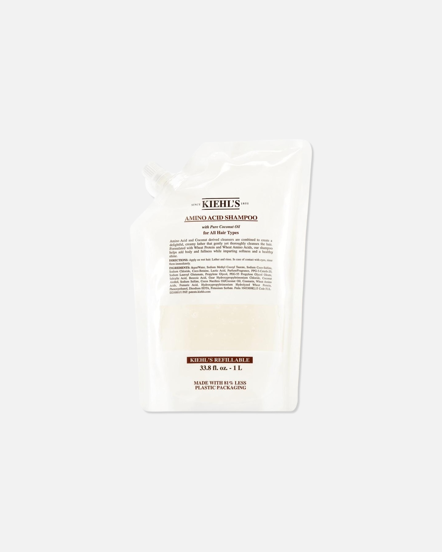 Šampón na vlasy pre Unisex Kiehl’s Amino Acid - 1000 ml