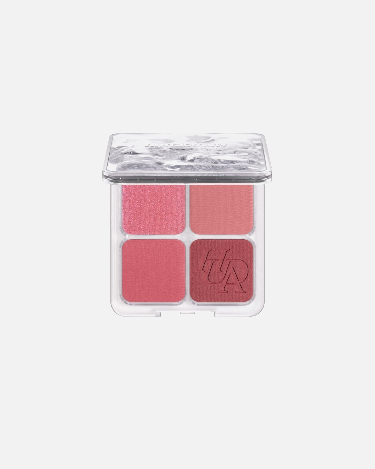 Púder pre Unisex HUDA BEAUTY Filter Blurring Blushlighter Palette ROSE BERRY