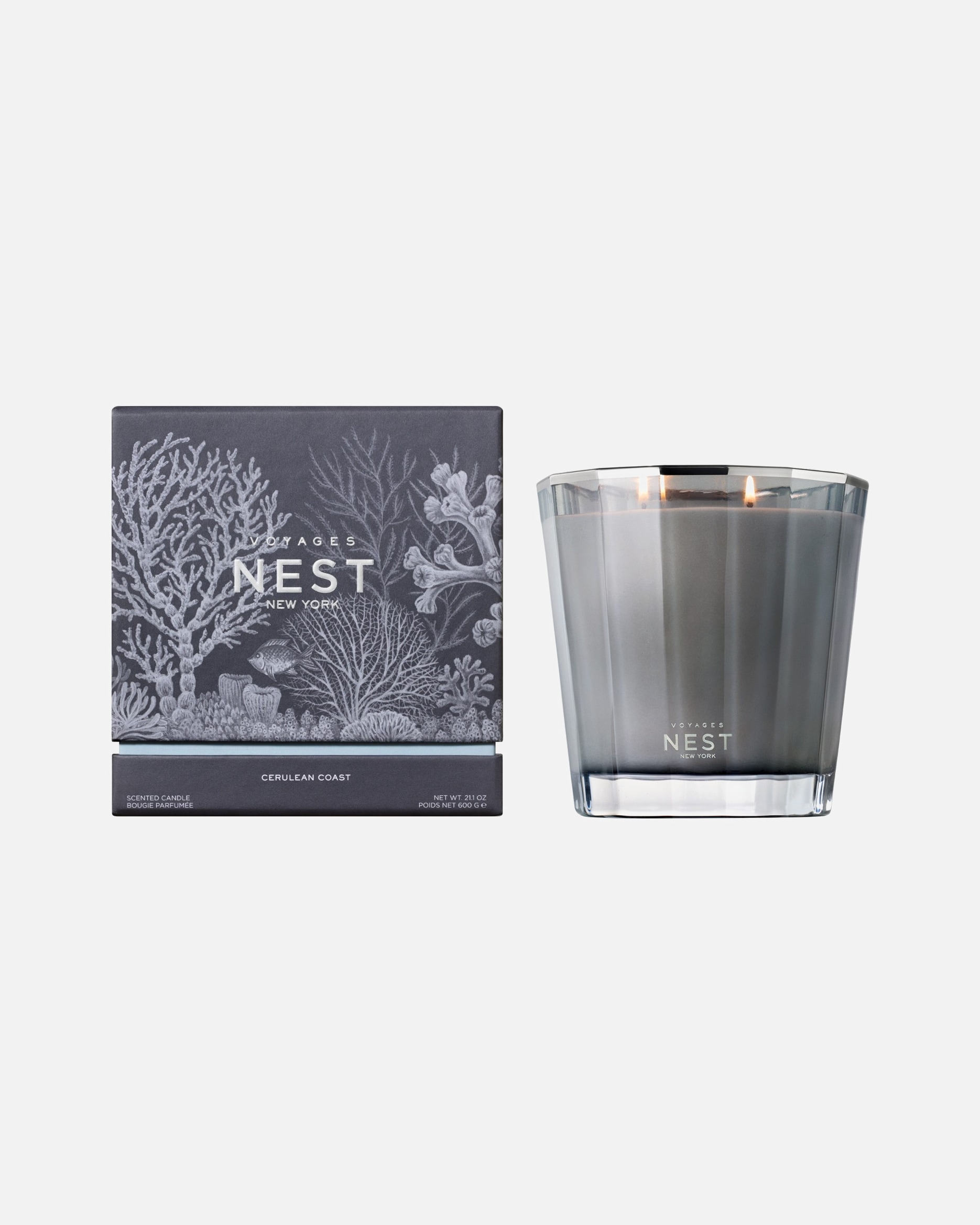 Sviečka pre Unisex NEST NEW YORK Default Brand Line Voyages Cerulean Coast 2-Wick 600 g